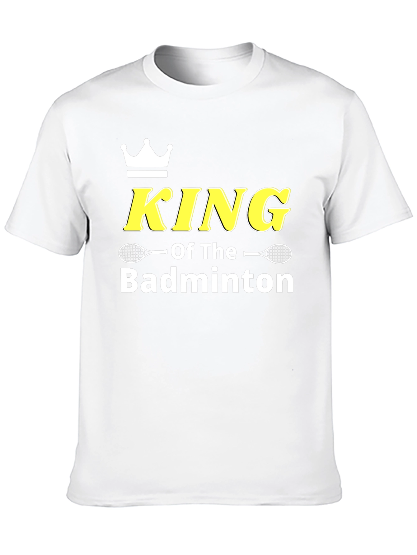 King of Badminton Graphic T-Shirt