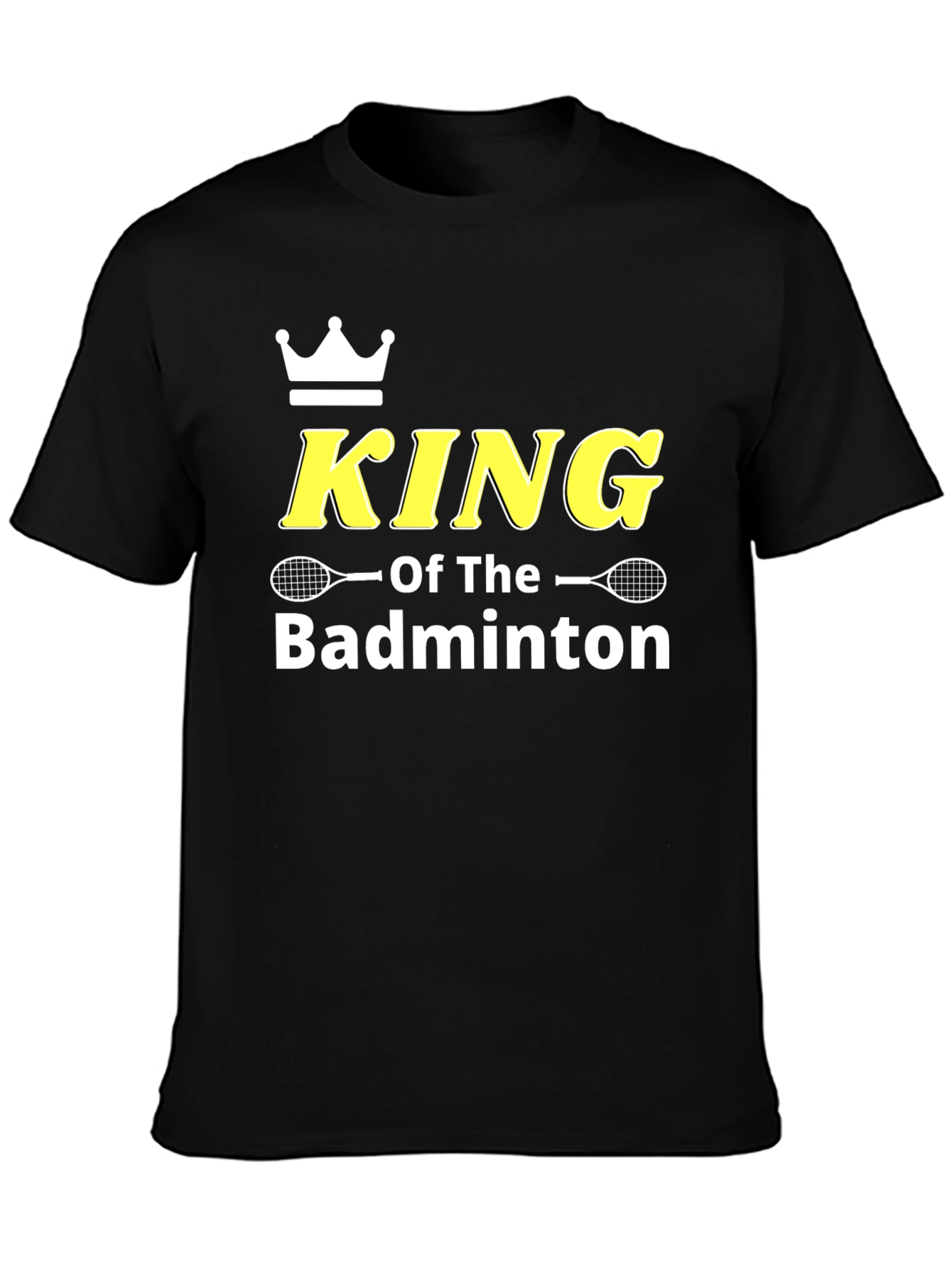 King of Badminton Graphic T-Shirt