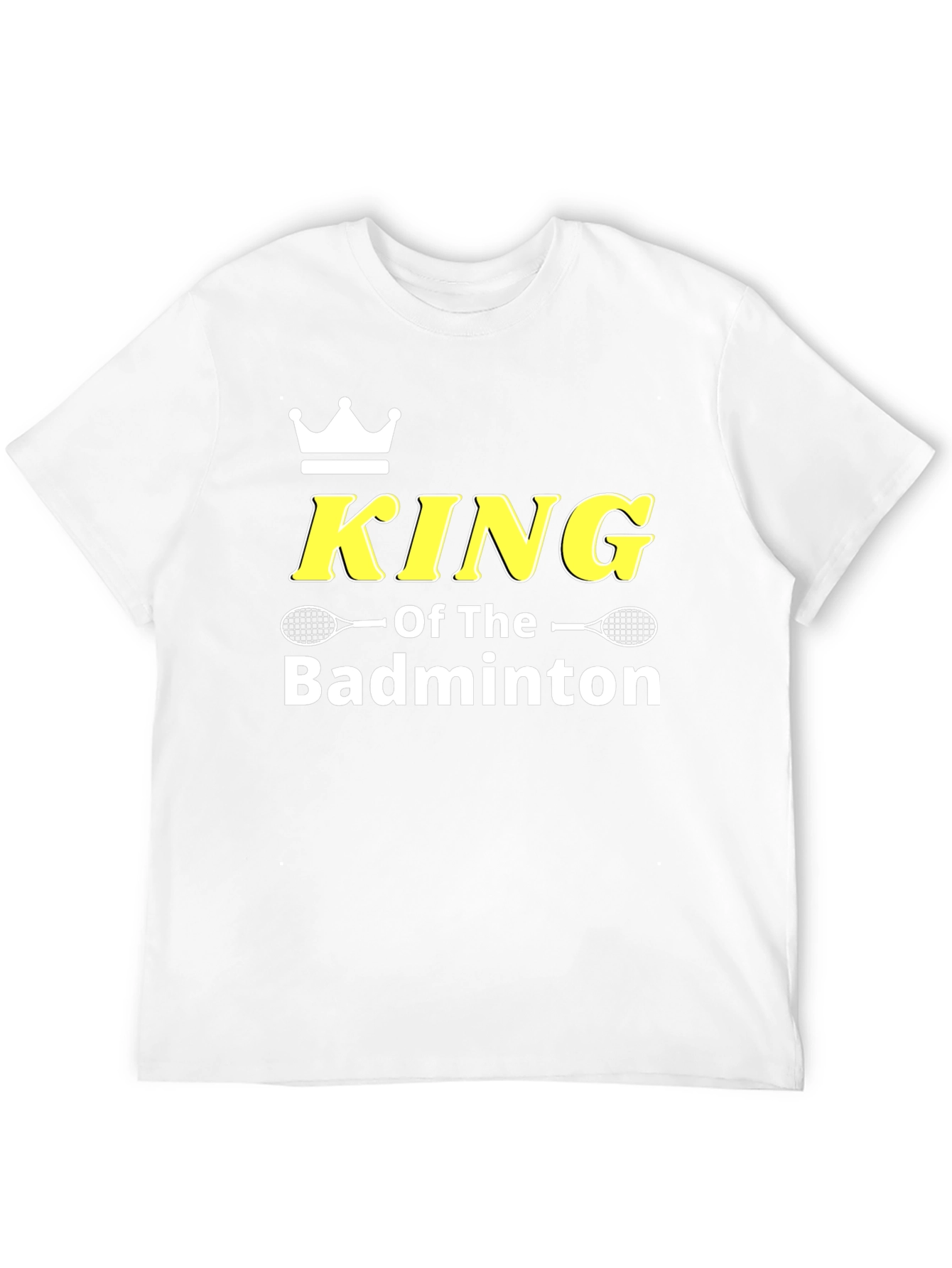 King of Badminton Graphic T-Shirt