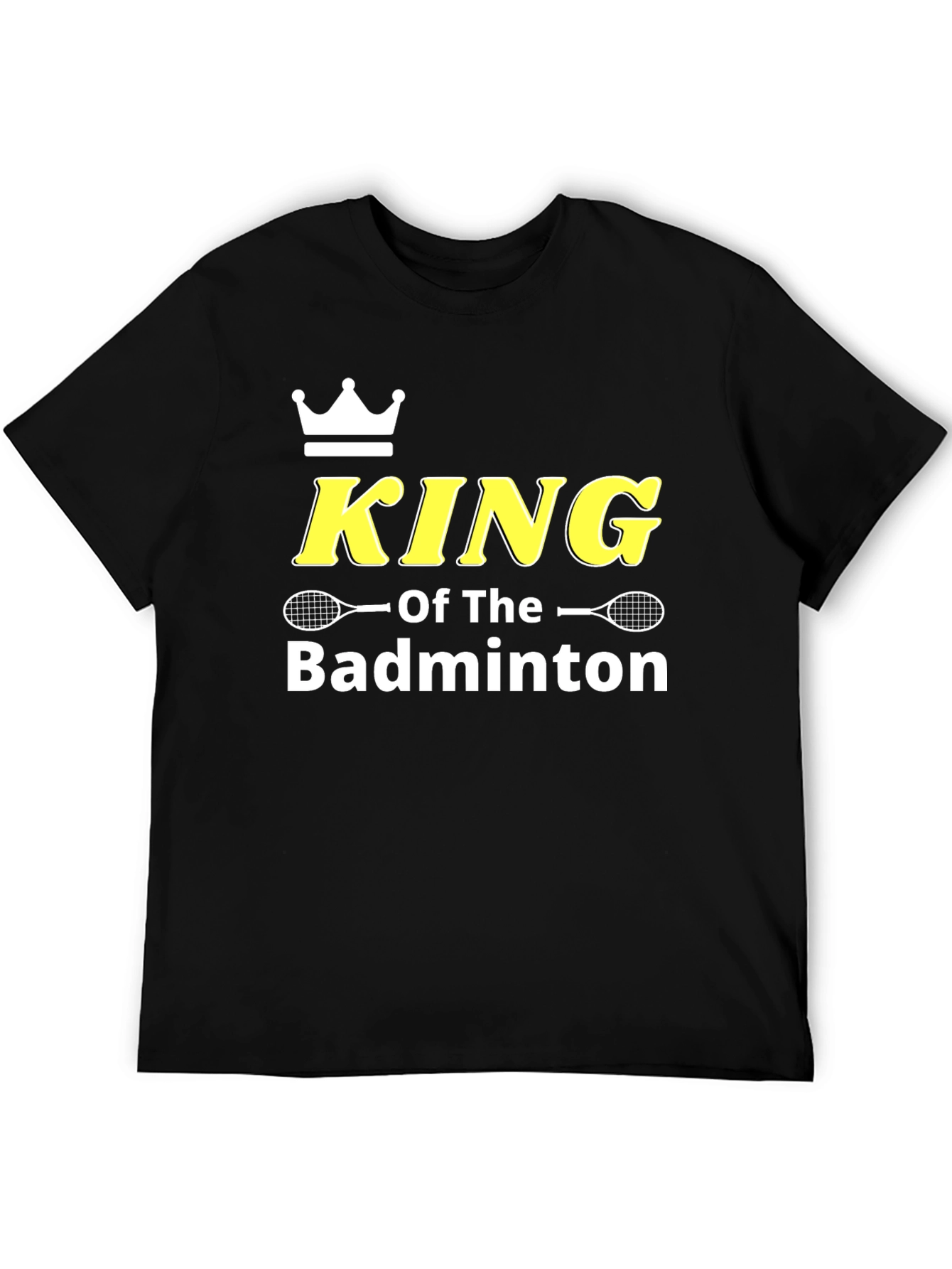 King of Badminton Graphic T-Shirt