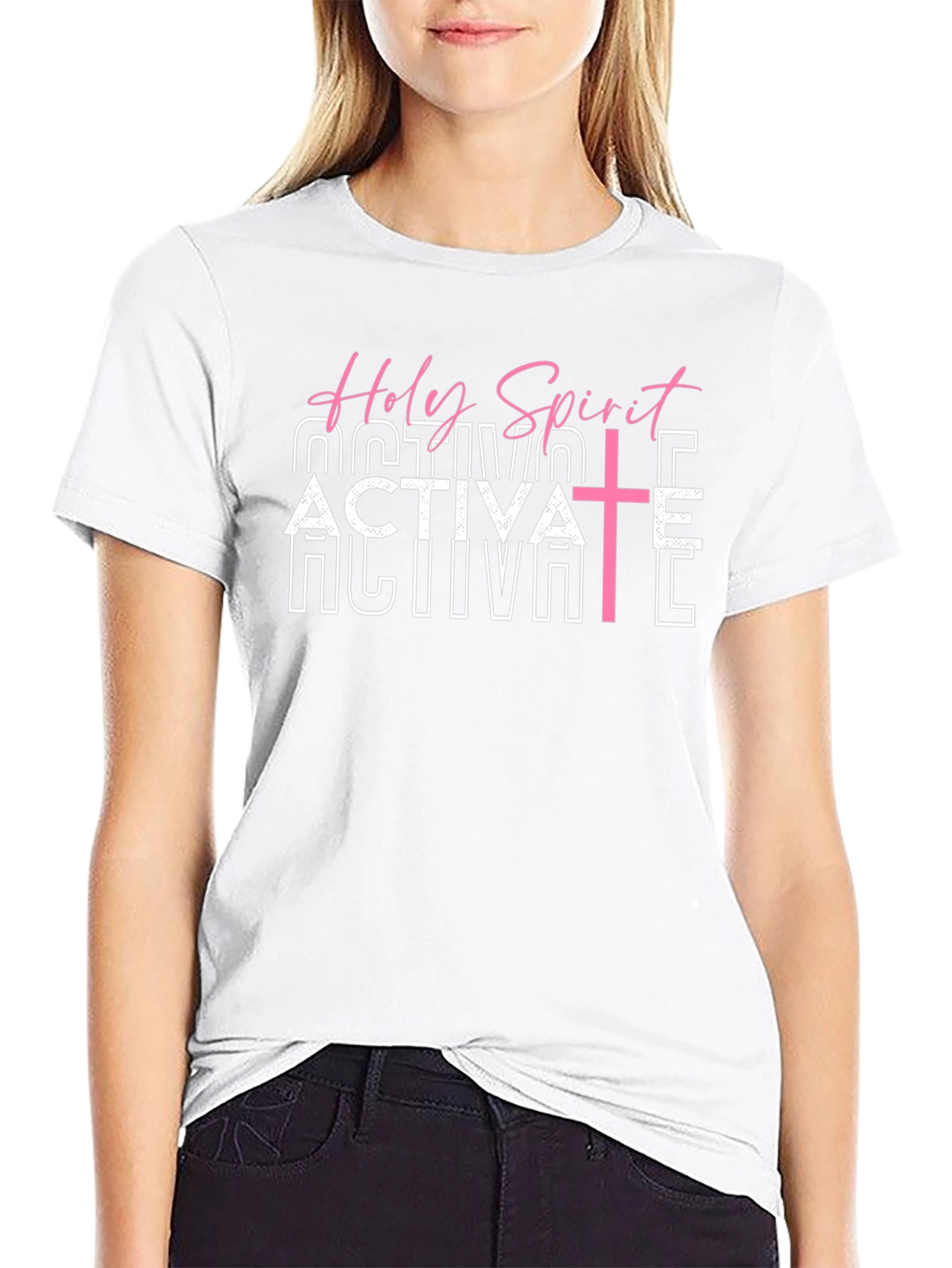 Holy Spirit Activate T-Shirt - Christian Faith Apparel