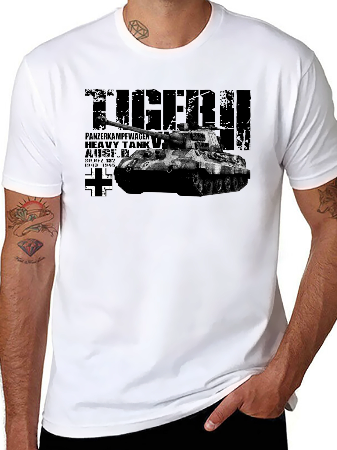 Tiger II Tank Graphic T-Shirt