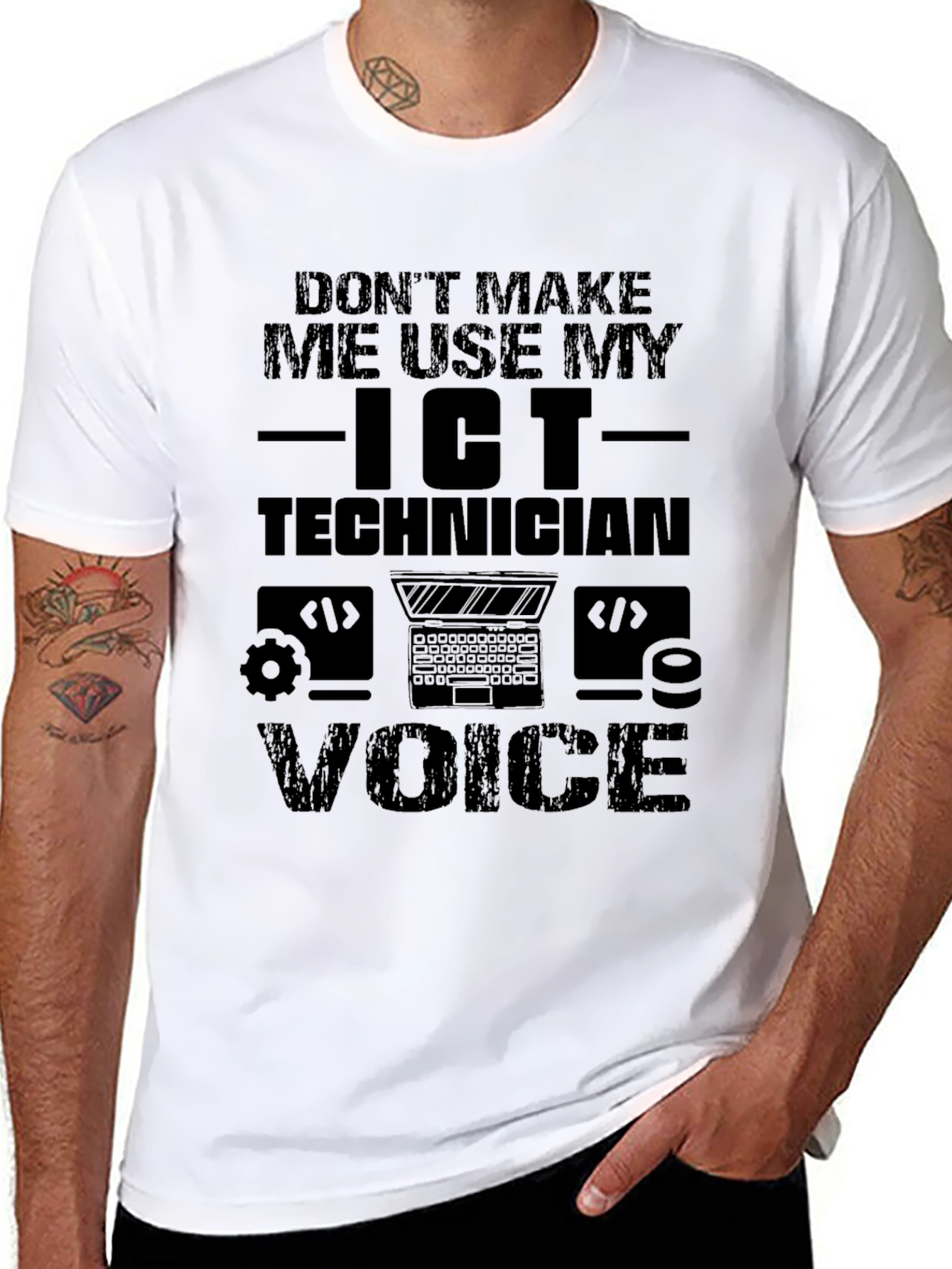 ICT Technician Voice Graphic Tee