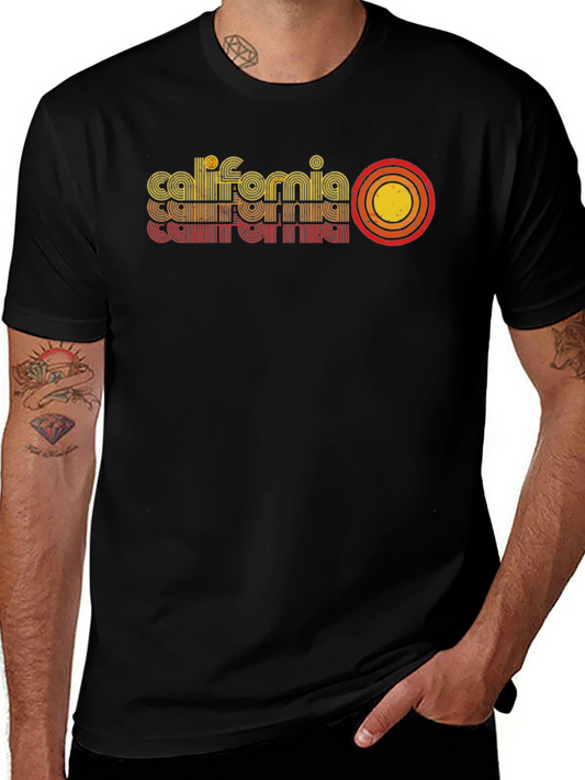 Retro California Graphic Tee - Vintage Style T-Shirt