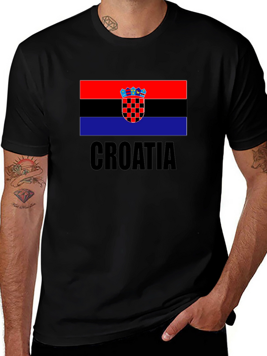 Croatia Flag Graphic T-Shirt - Show Your Pride