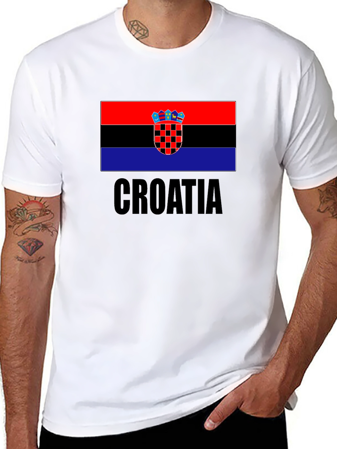 Croatia Flag Graphic T-Shirt - Show Your Pride