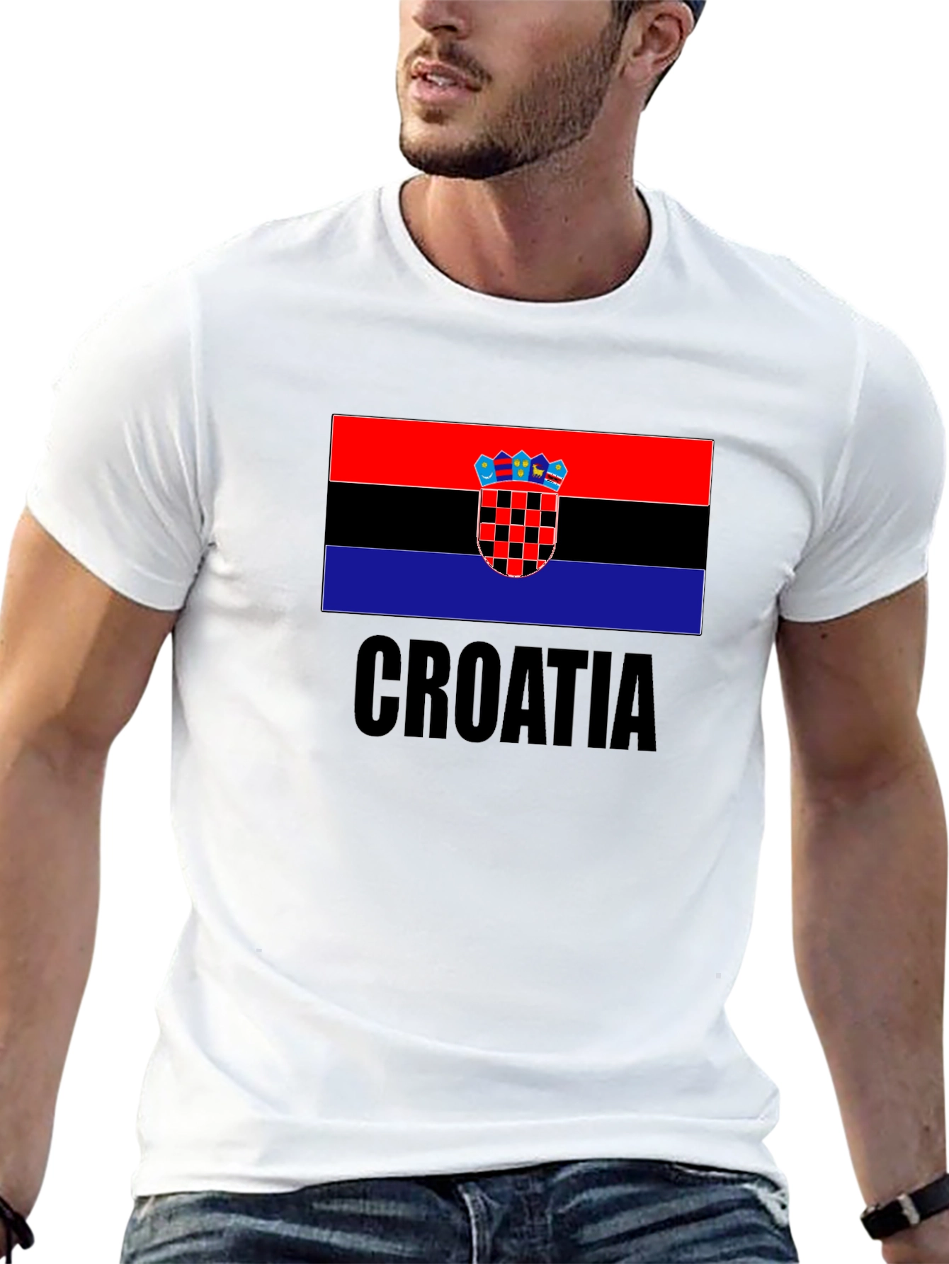 Croatia Flag Graphic T-Shirt - Show Your Pride