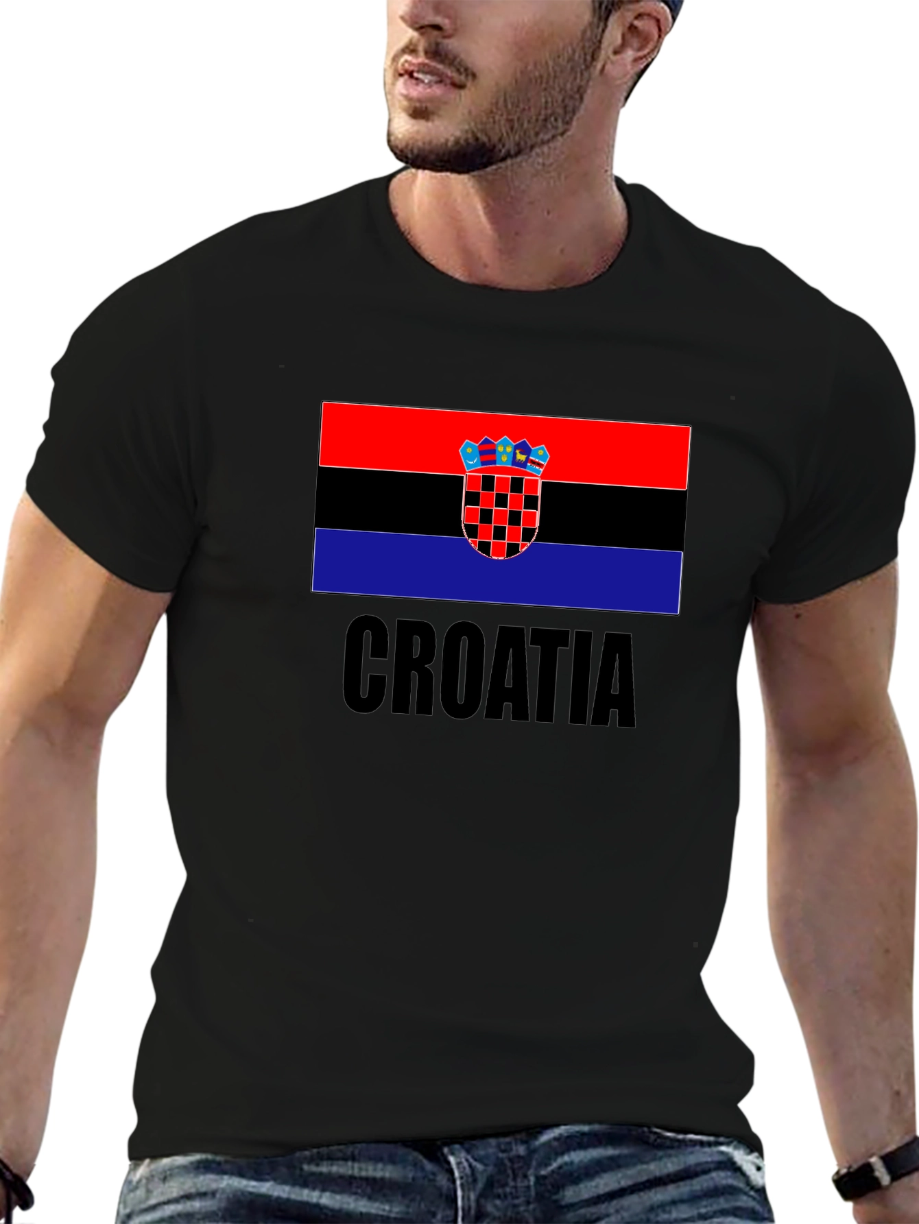 Croatia Flag Graphic T-Shirt - Show Your Pride
