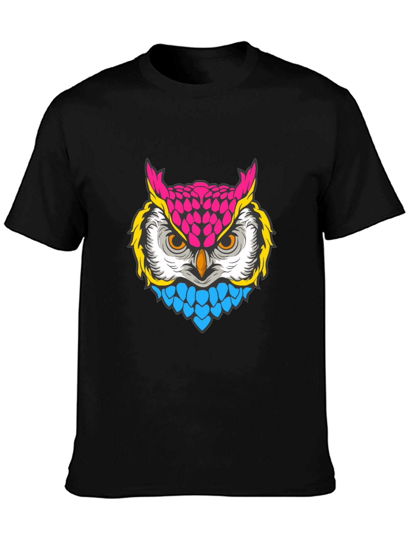 Neon Owl Graphic T-Shirt - Bold & Stylish