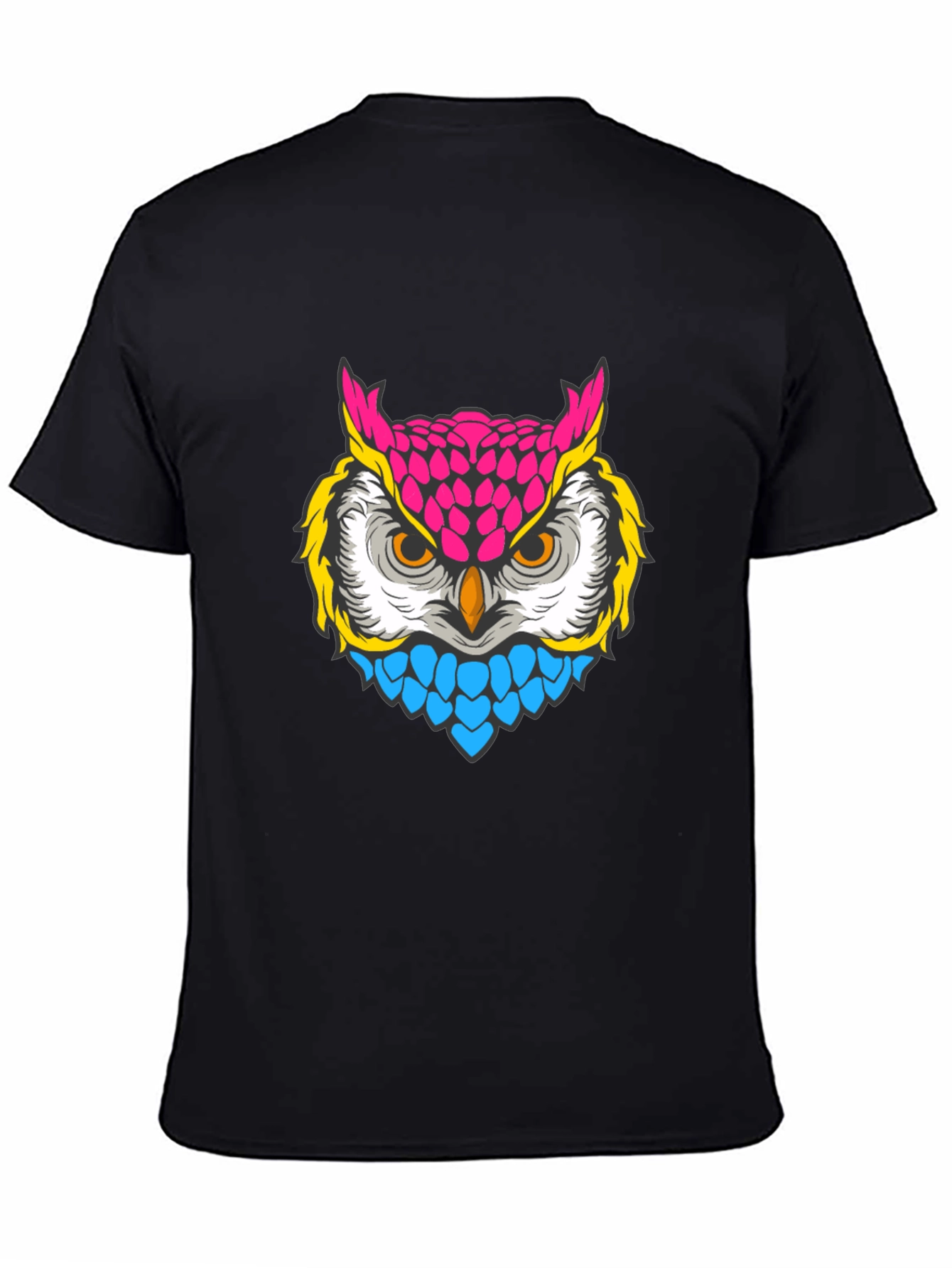 Neon Owl Graphic T-Shirt - Bold & Stylish