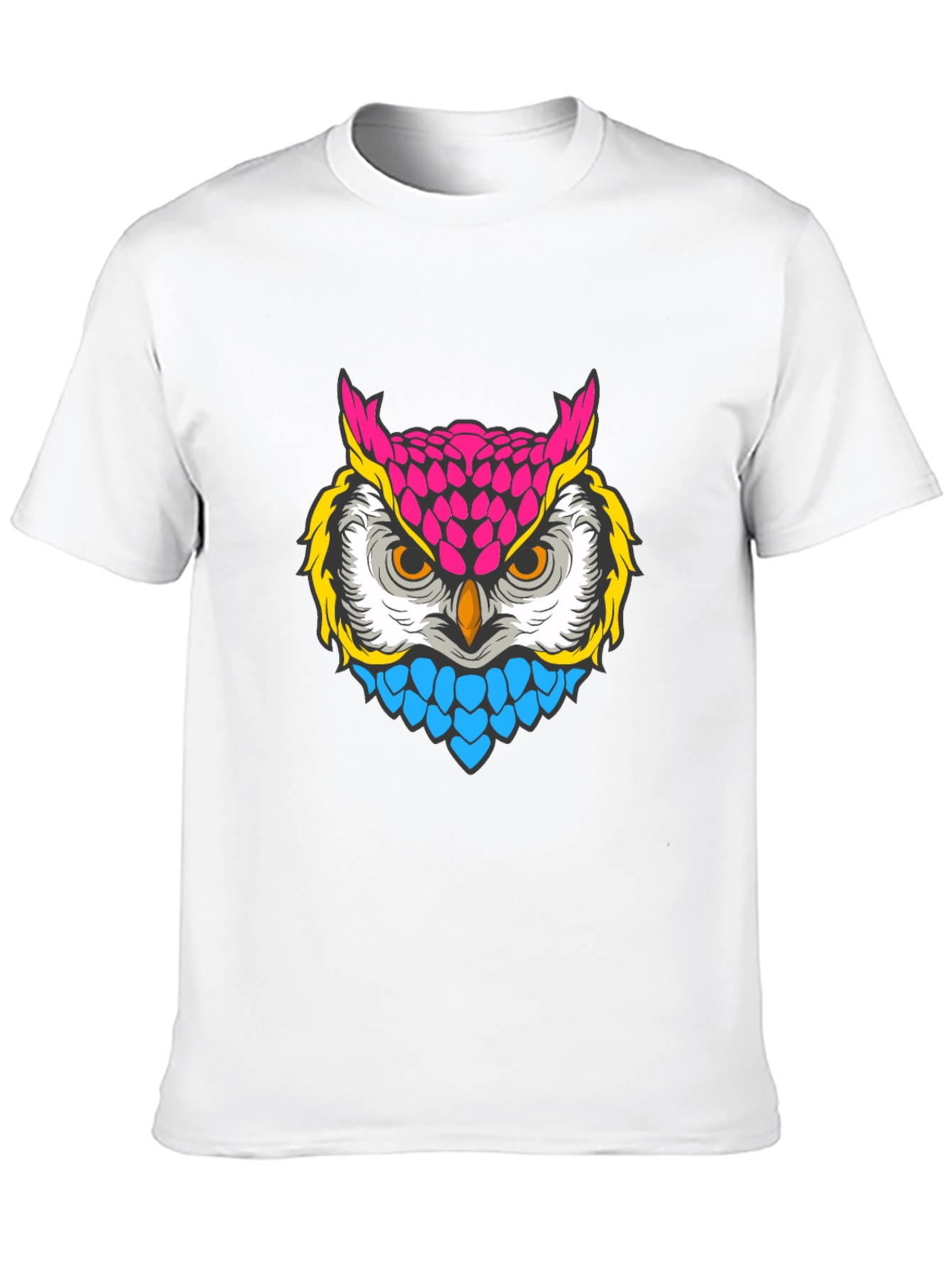Neon Owl Graphic T-Shirt - Bold & Stylish