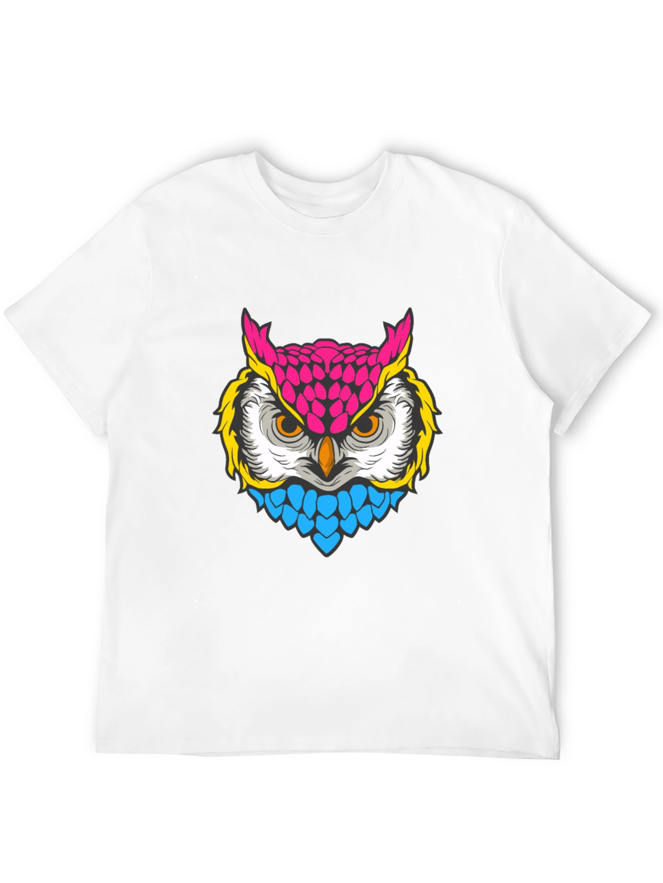Neon Owl Graphic T-Shirt - Bold & Stylish