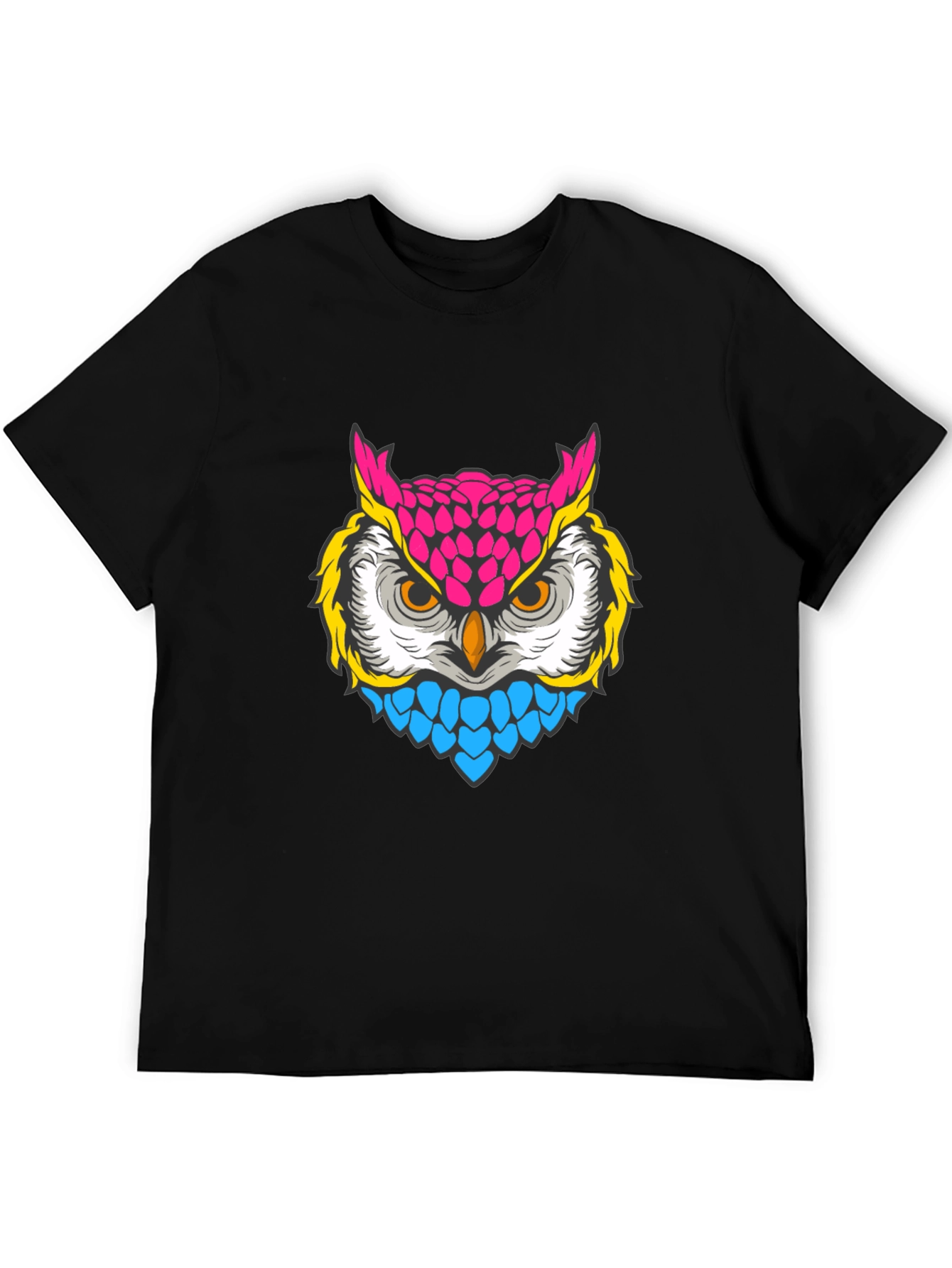 Neon Owl Graphic T-Shirt - Bold & Stylish