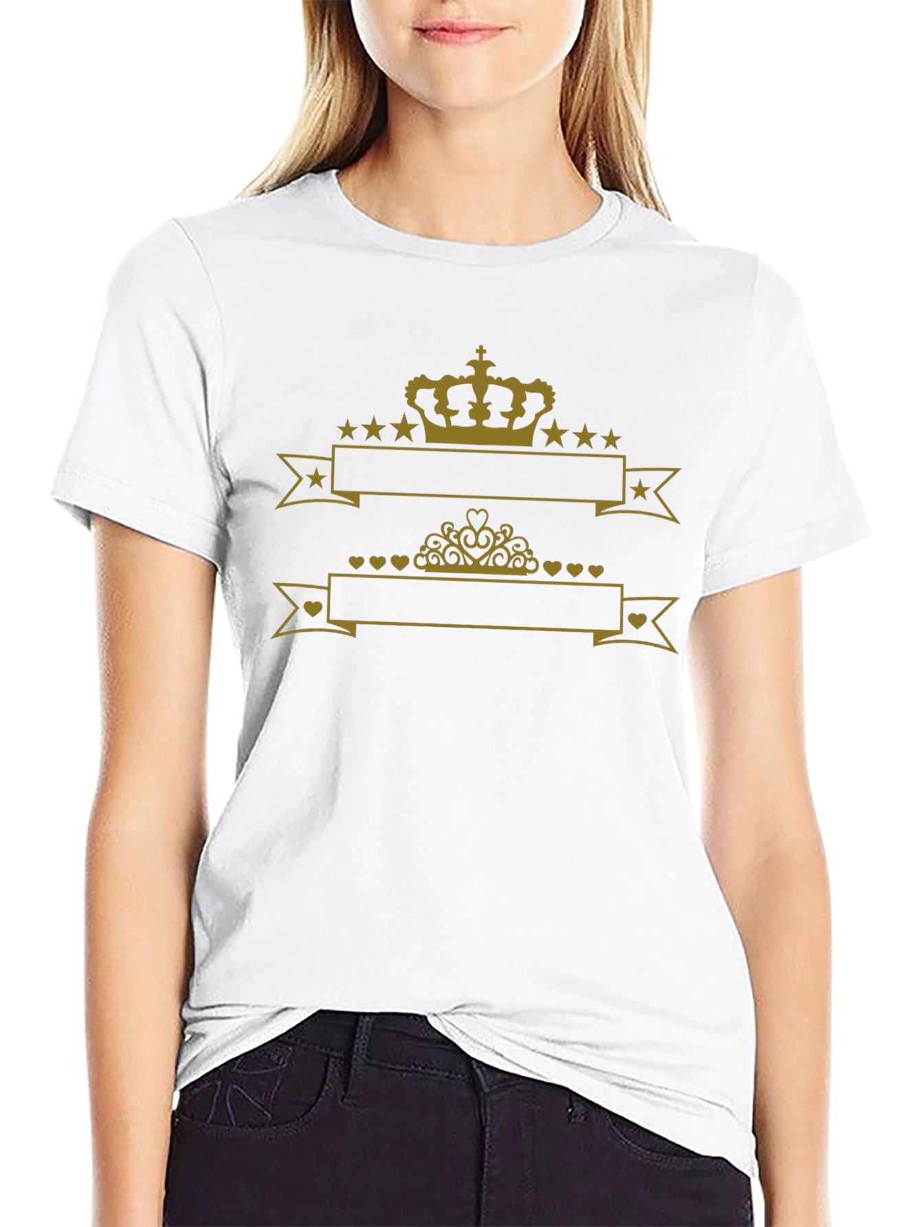 Royal Crown Graphic Black T-Shirt