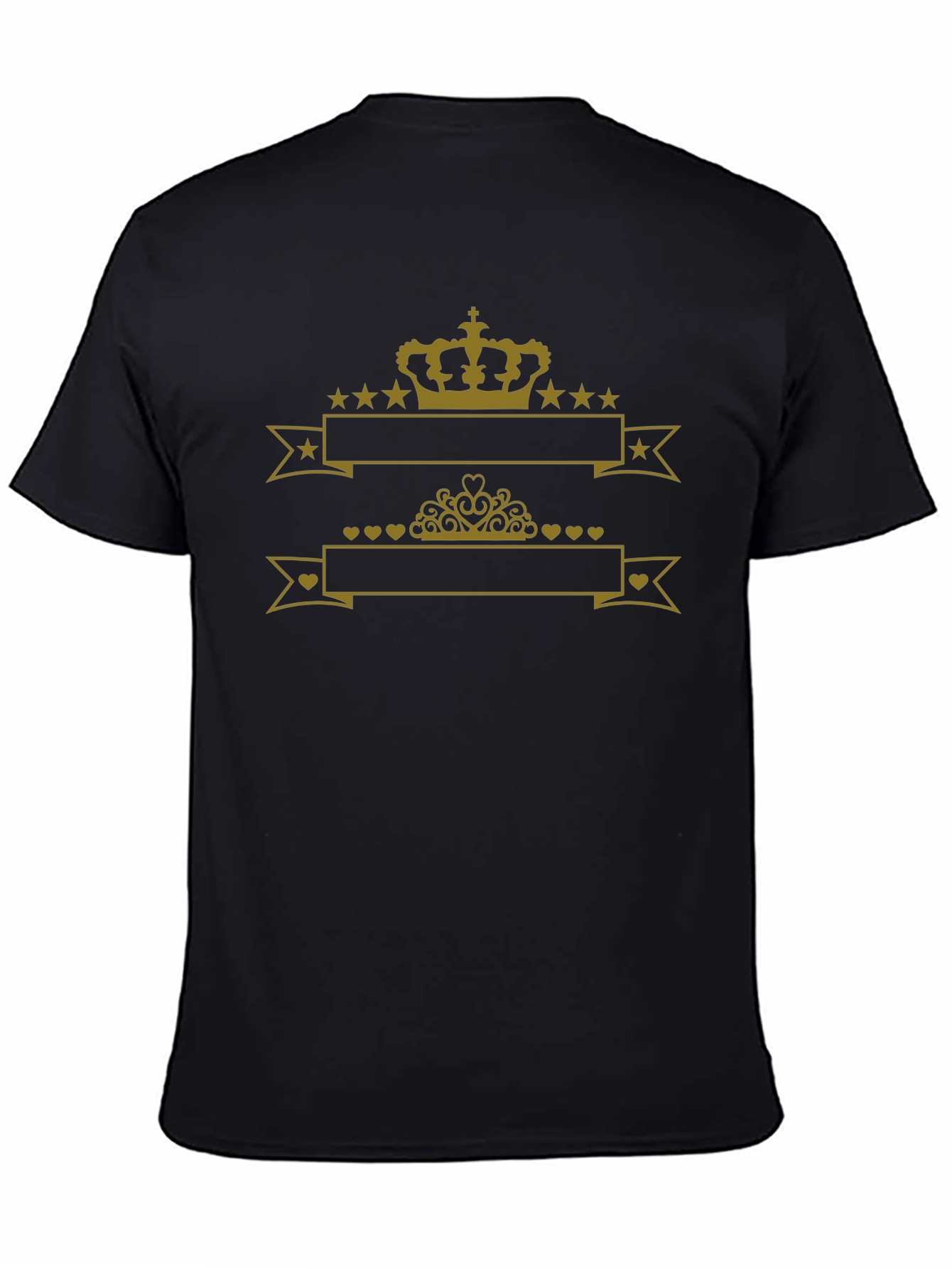 Royal Crown Graphic Black T-Shirt