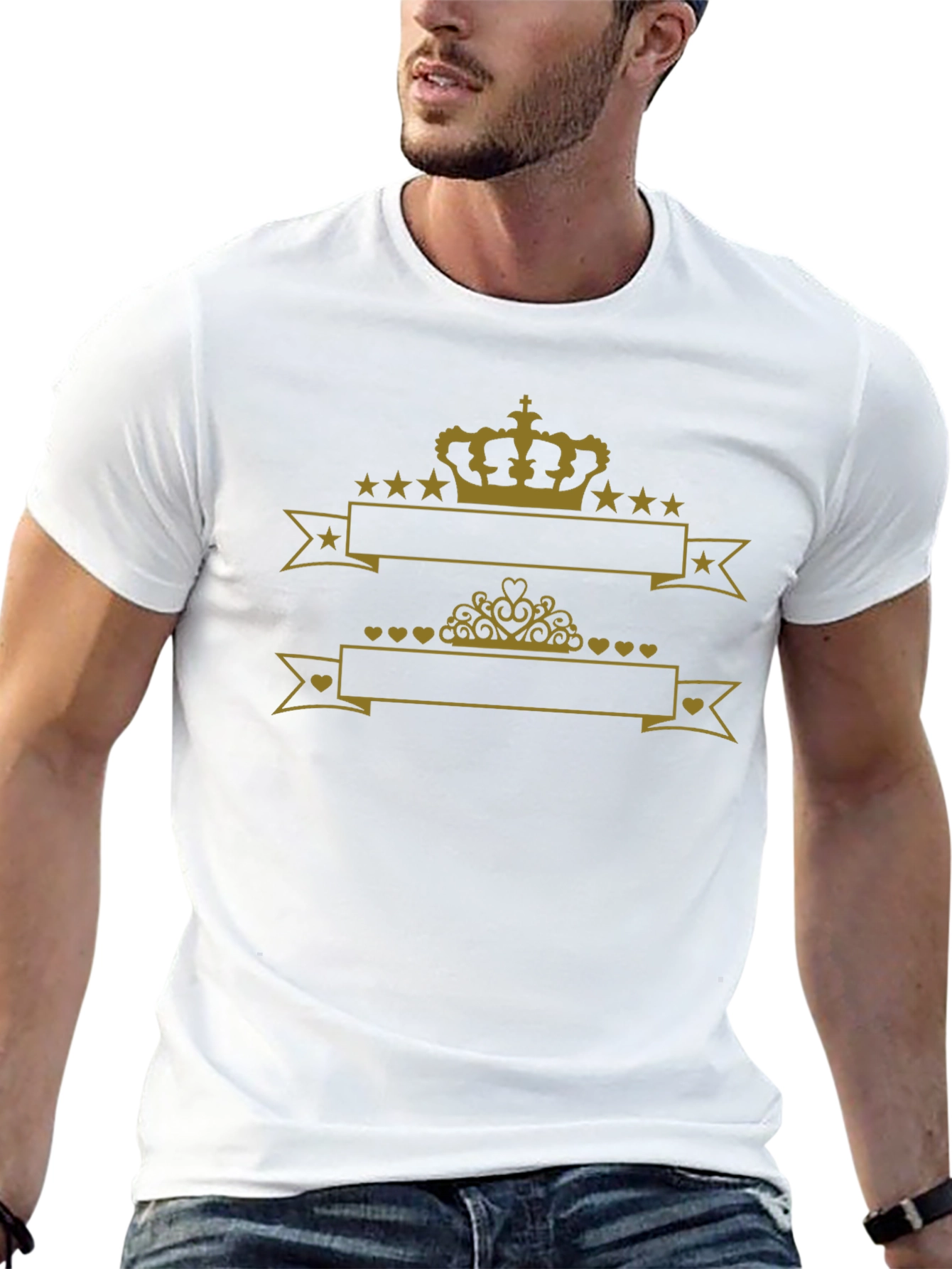 Royal Crown Graphic Black T-Shirt