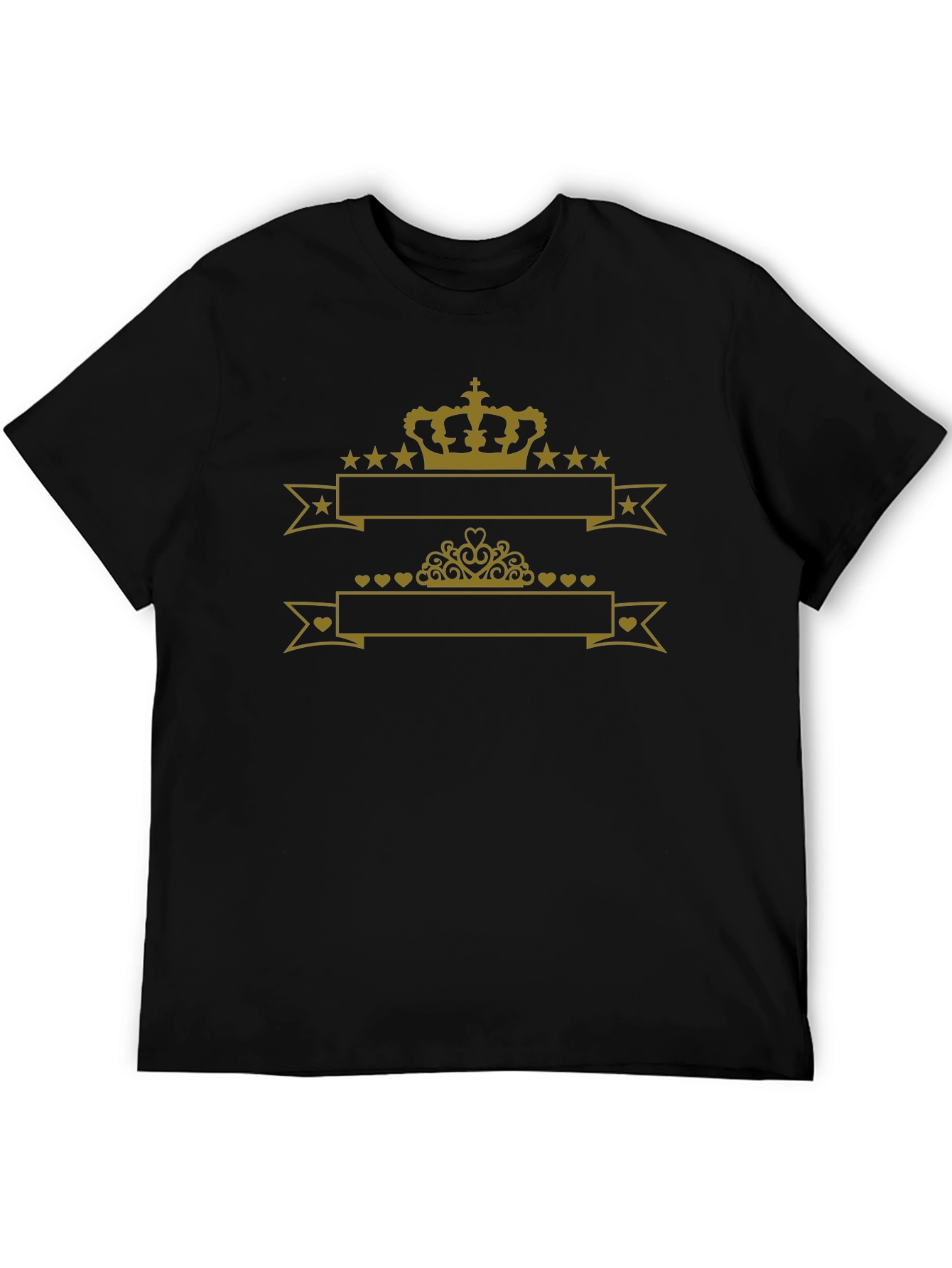 Royal Crown Graphic Black T-Shirt