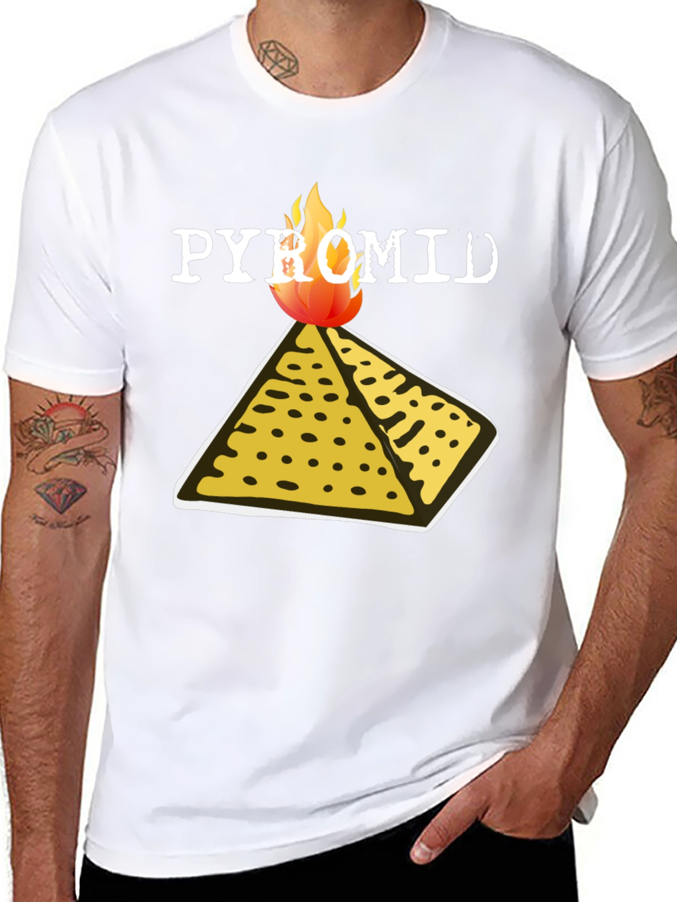 Pyromid Graphic Tee - Funny Pyramid T-Shirt