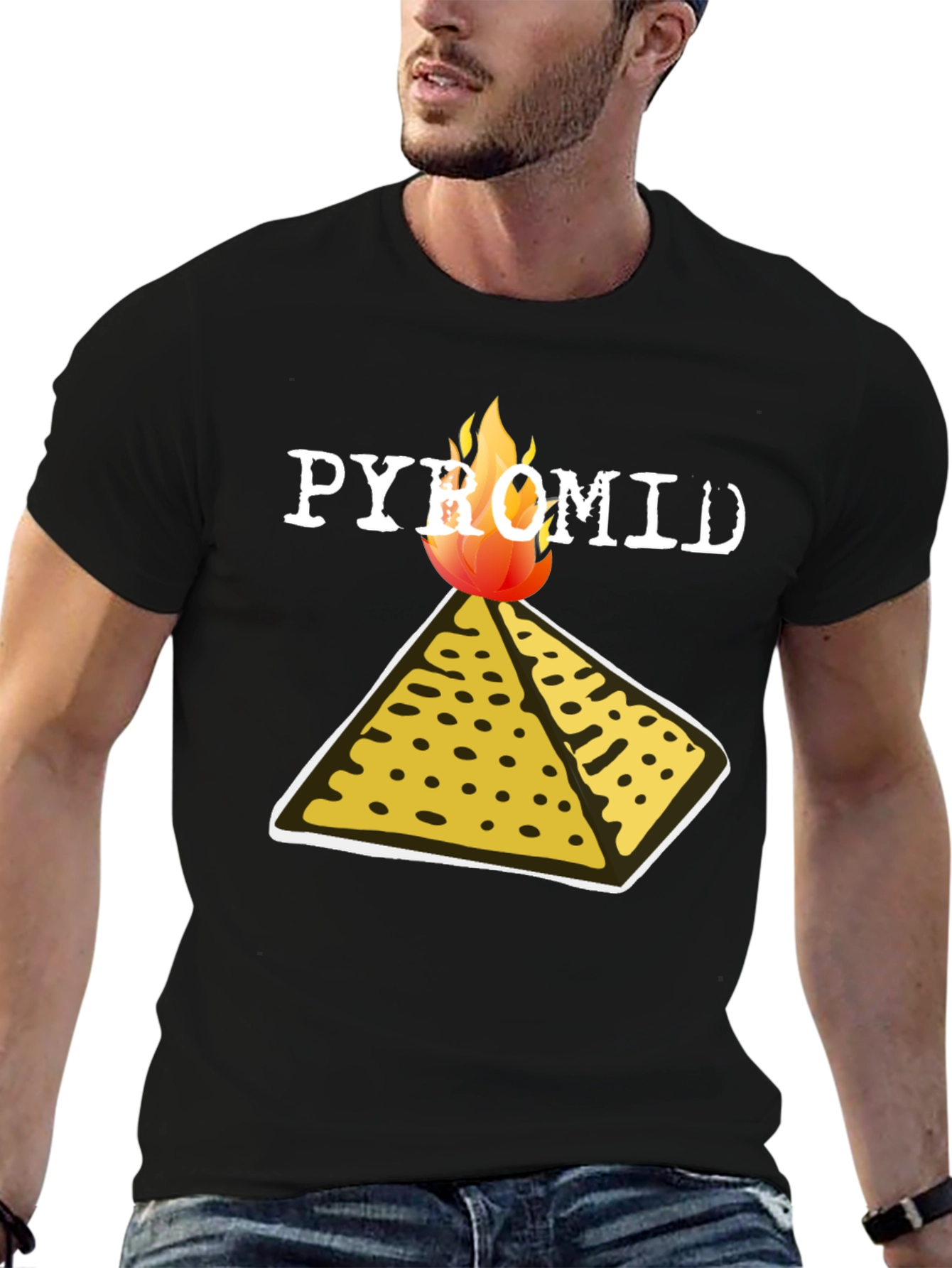 Pyromid Graphic Tee - Funny Pyramid T-Shirt