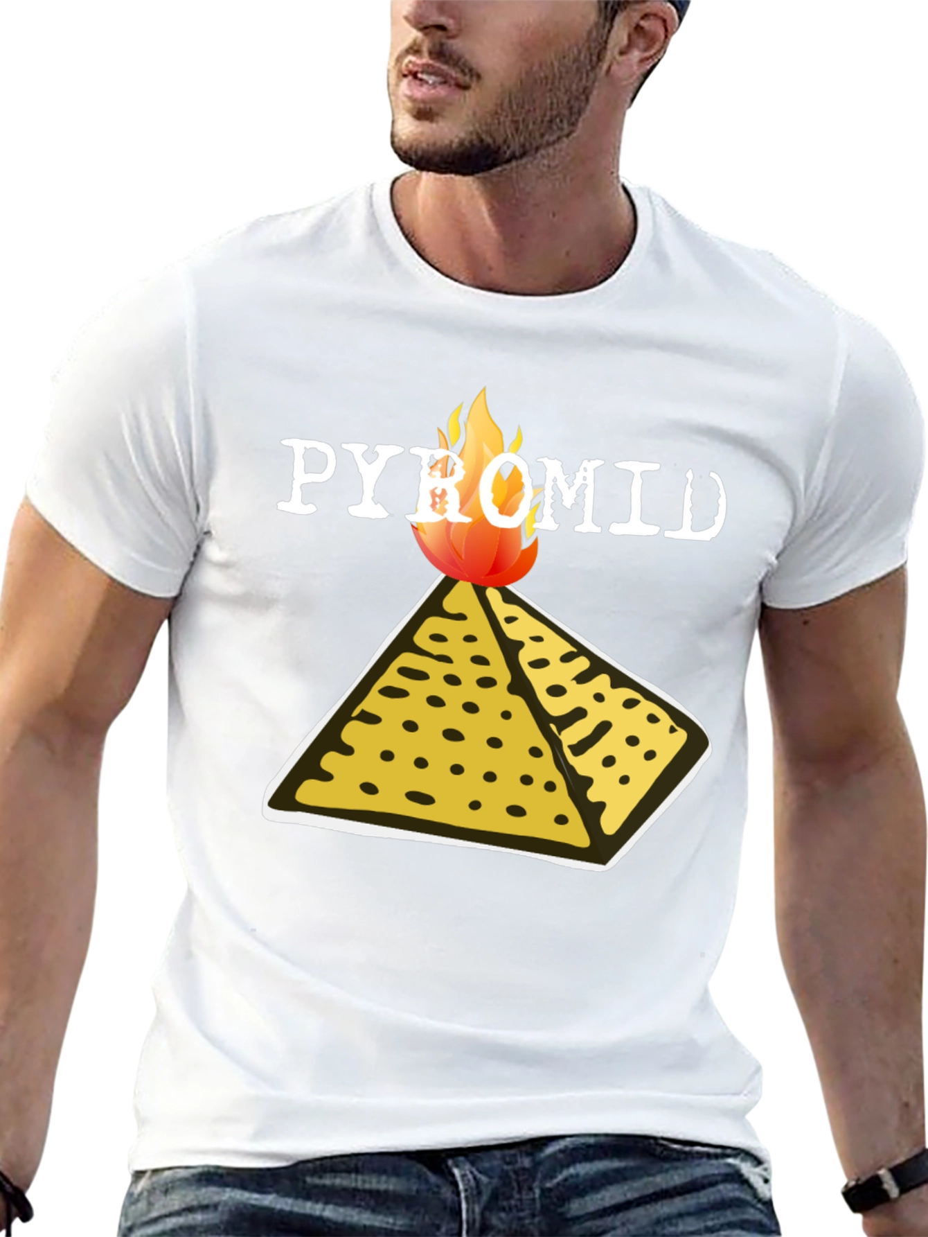 Pyromid Graphic Tee - Funny Pyramid T-Shirt
