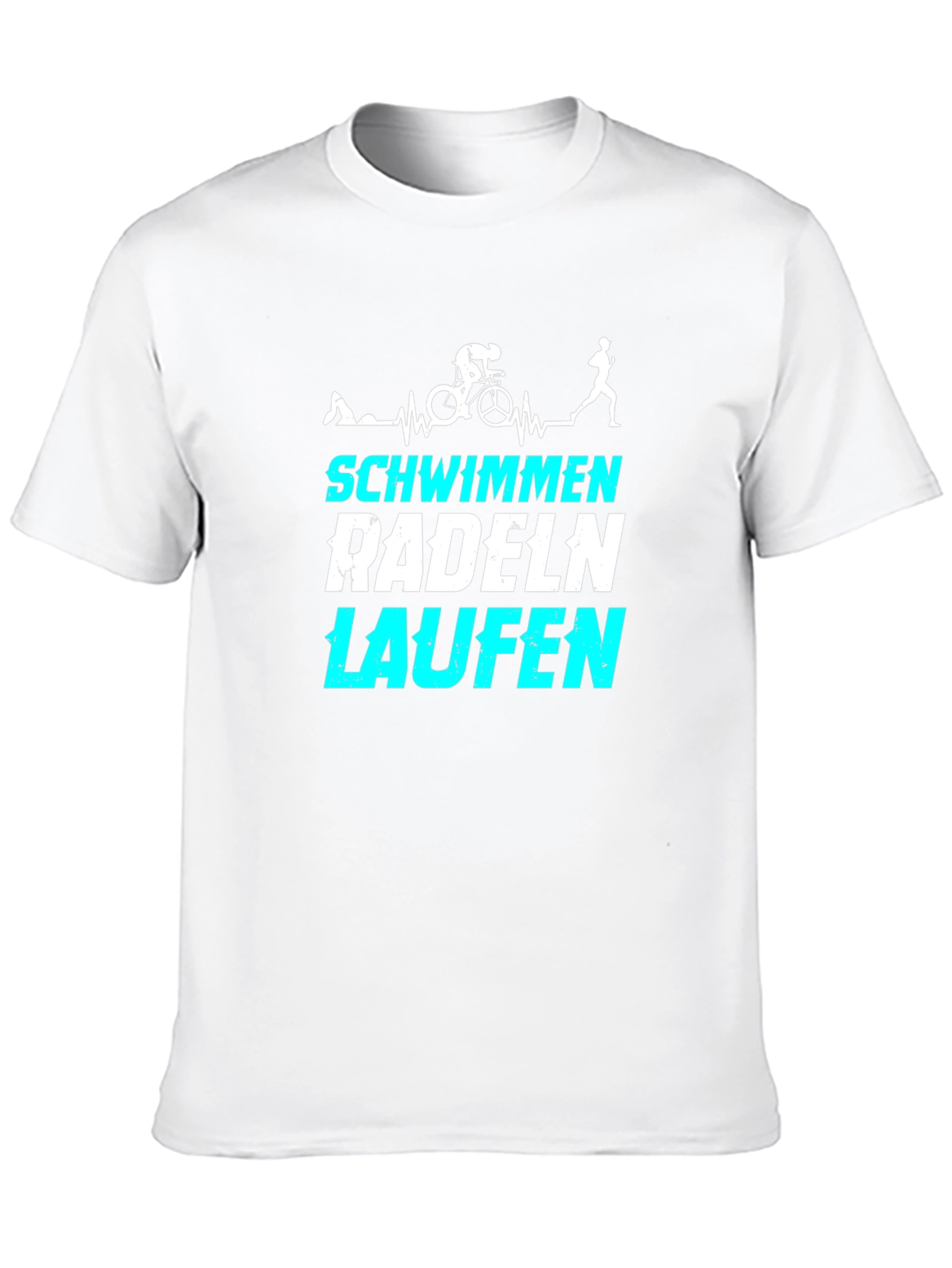 Triathlon T-Shirt: Swim Bike Run Tee