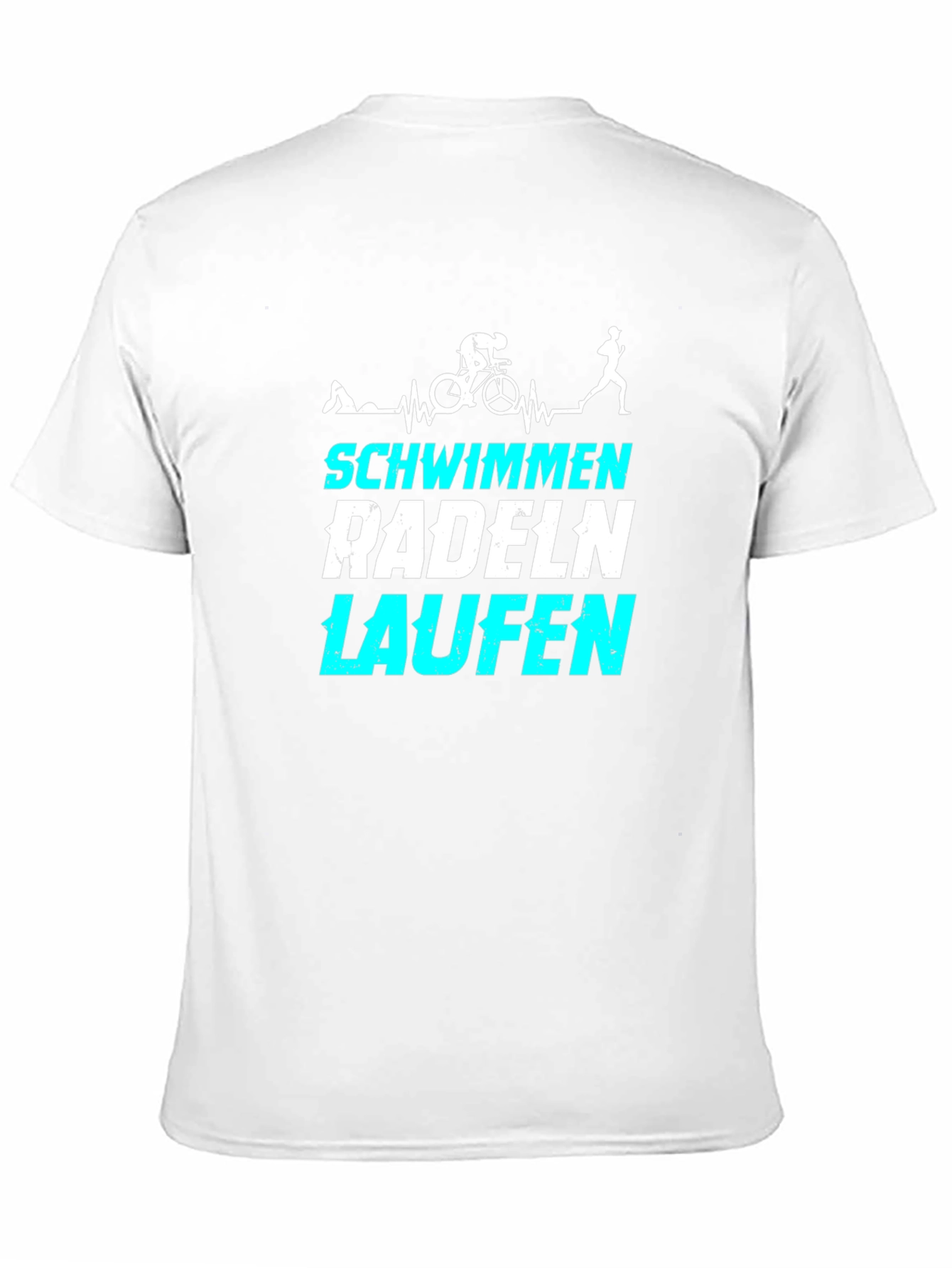 Triathlon T-Shirt: Swim Bike Run Tee