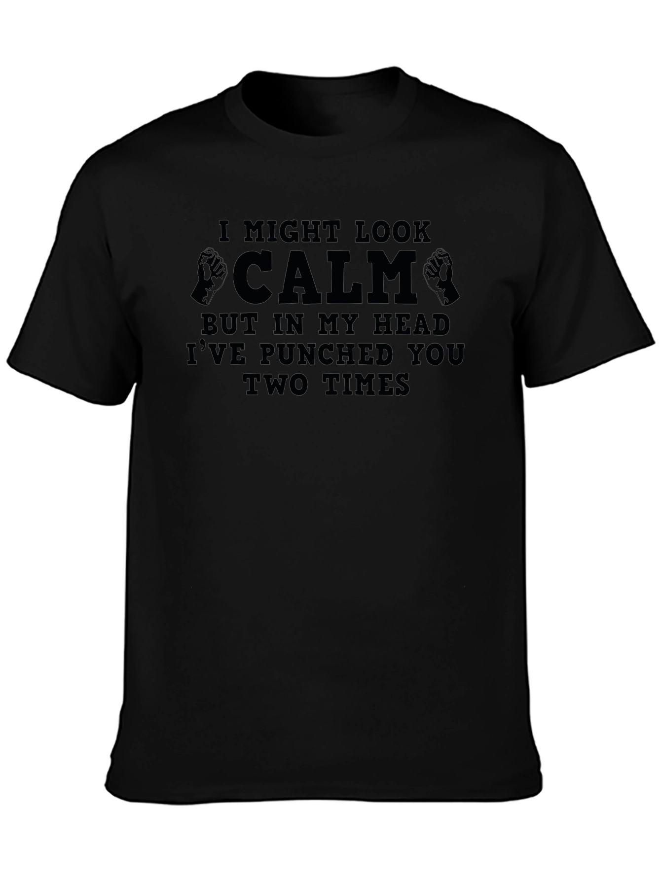 I Might Look Calm Funny Graphic T-Shirt