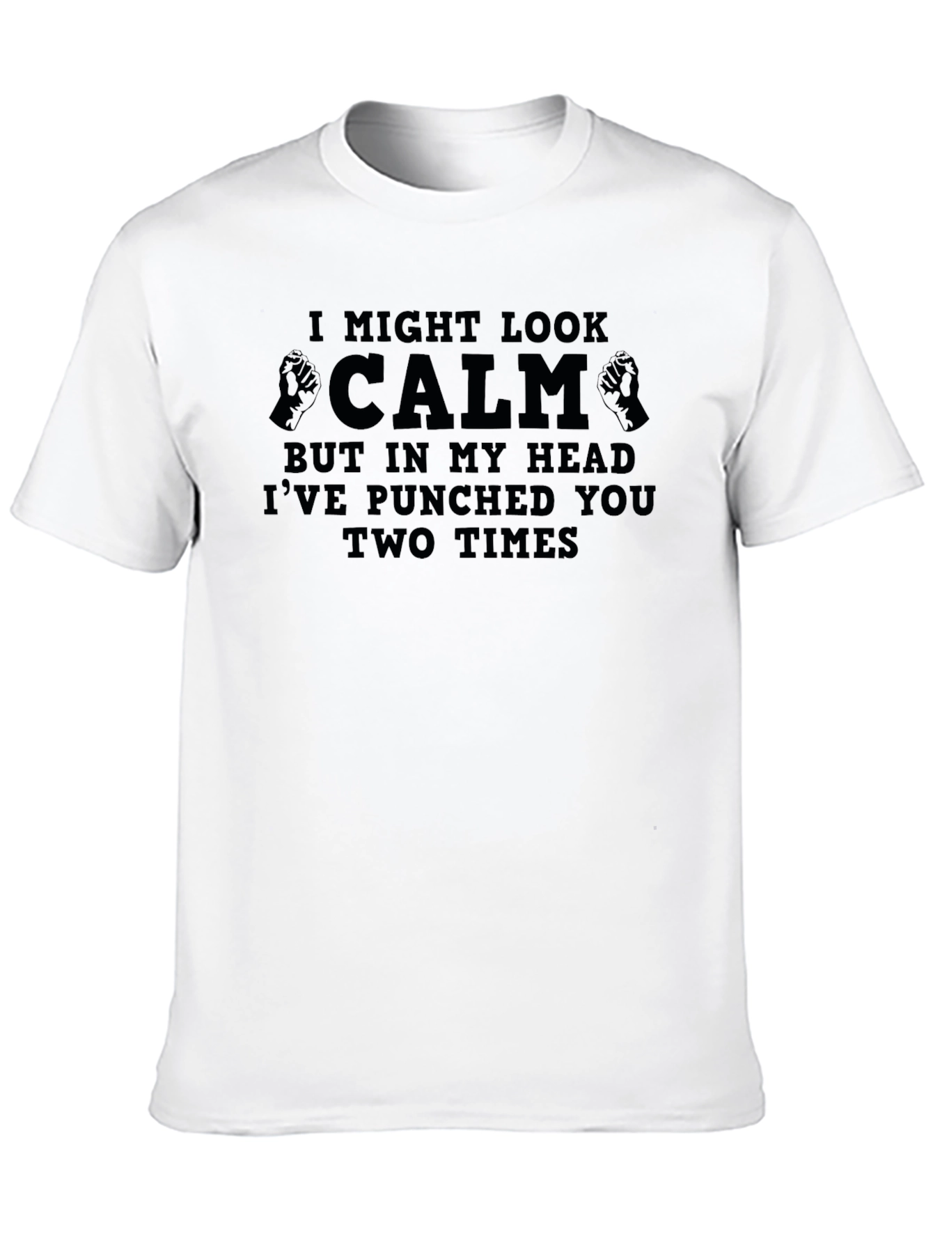 I Might Look Calm Funny Graphic T-Shirt