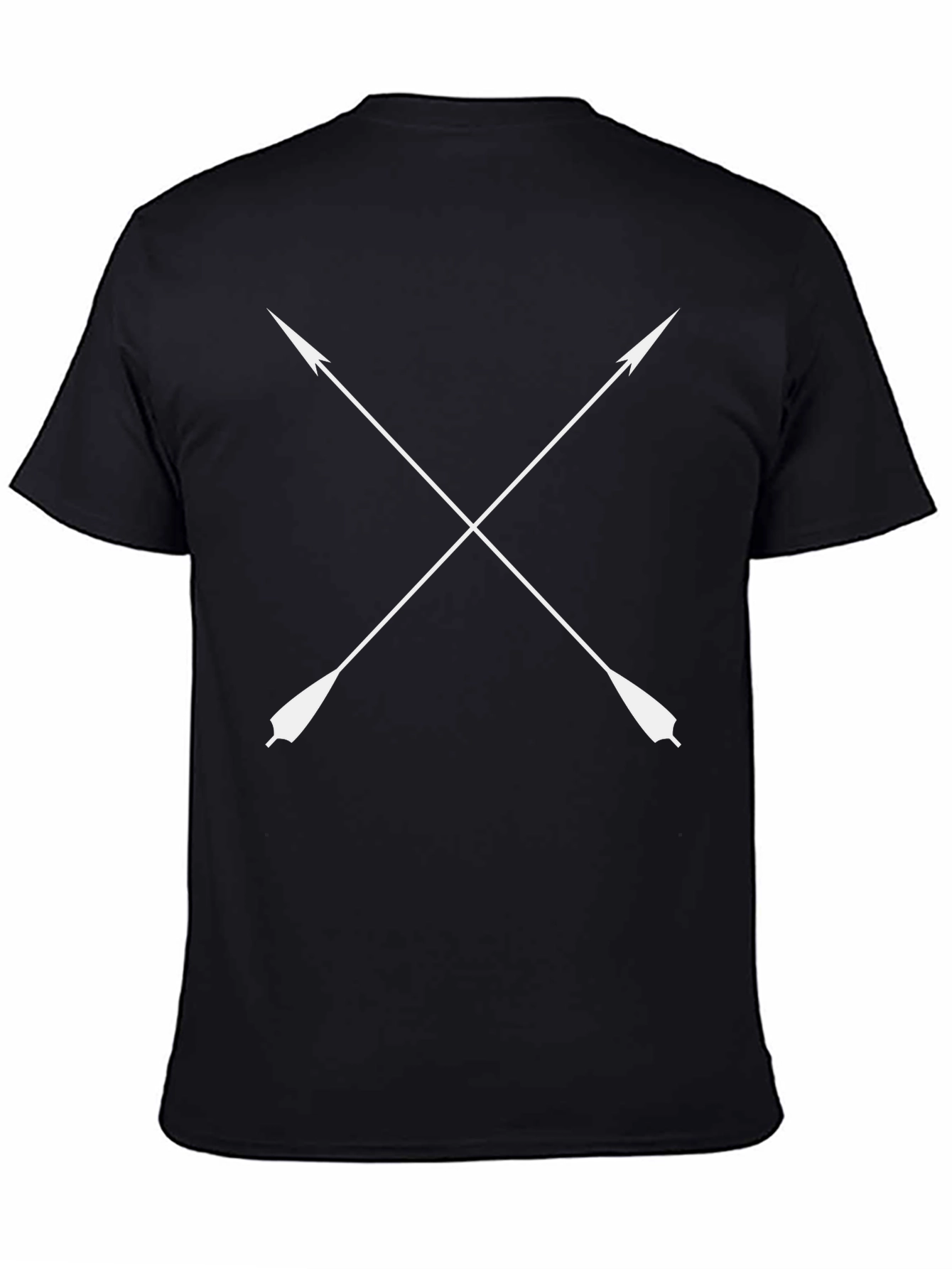 Crossed Arrows Black Graphic Tee