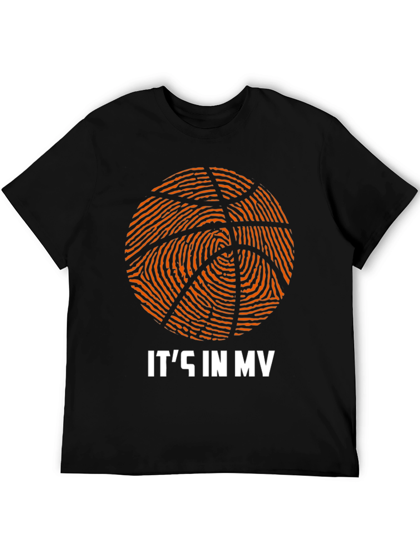 Basketball Fingerprint T-Shirt - Its In My DNA