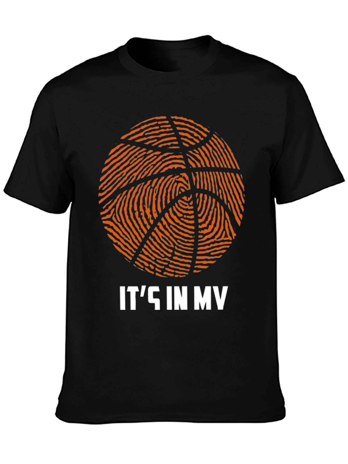 Basketball Fingerprint T-Shirt - Its In My DNA