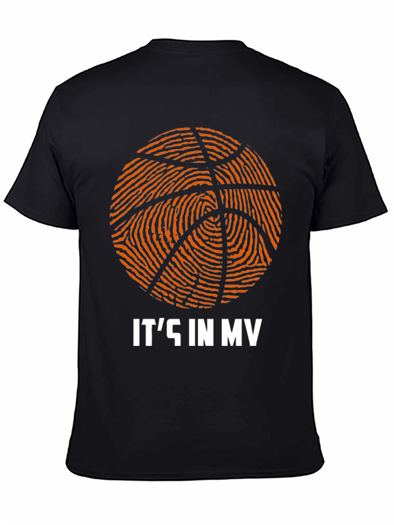 Basketball Fingerprint T-Shirt - Its In My DNA