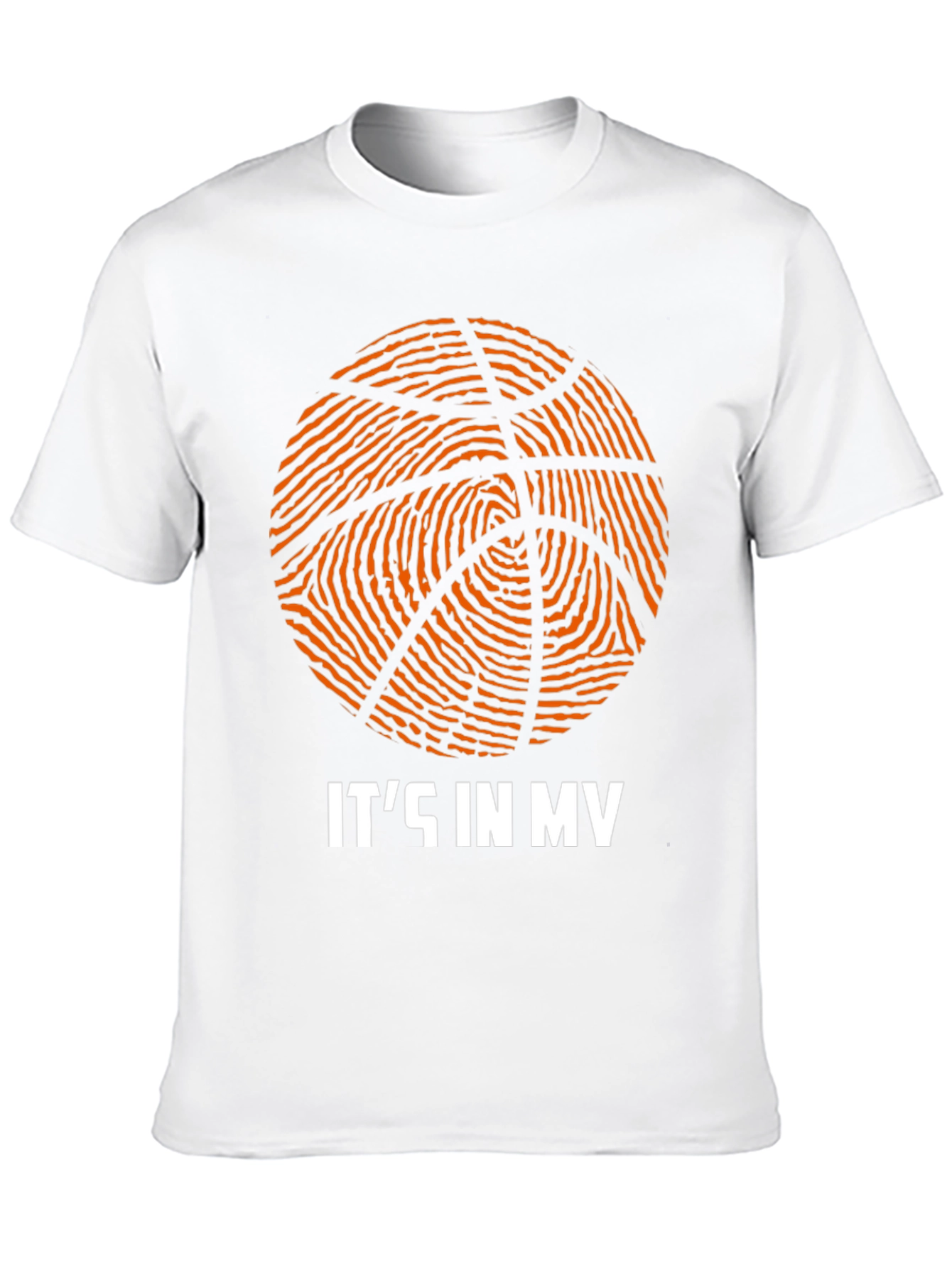 Basketball Fingerprint T-Shirt - Its In My DNA