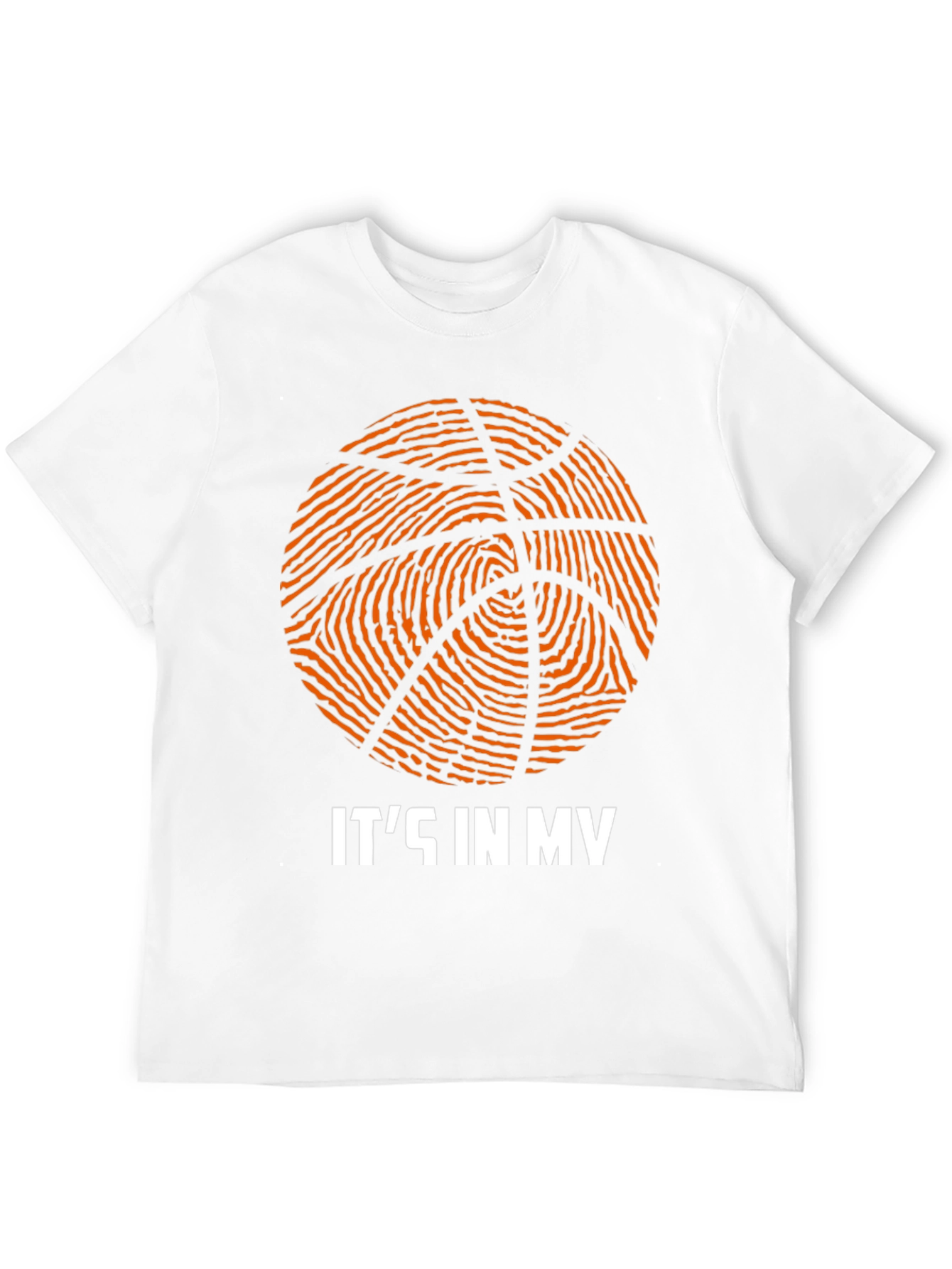 Basketball Fingerprint T-Shirt - Its In My DNA