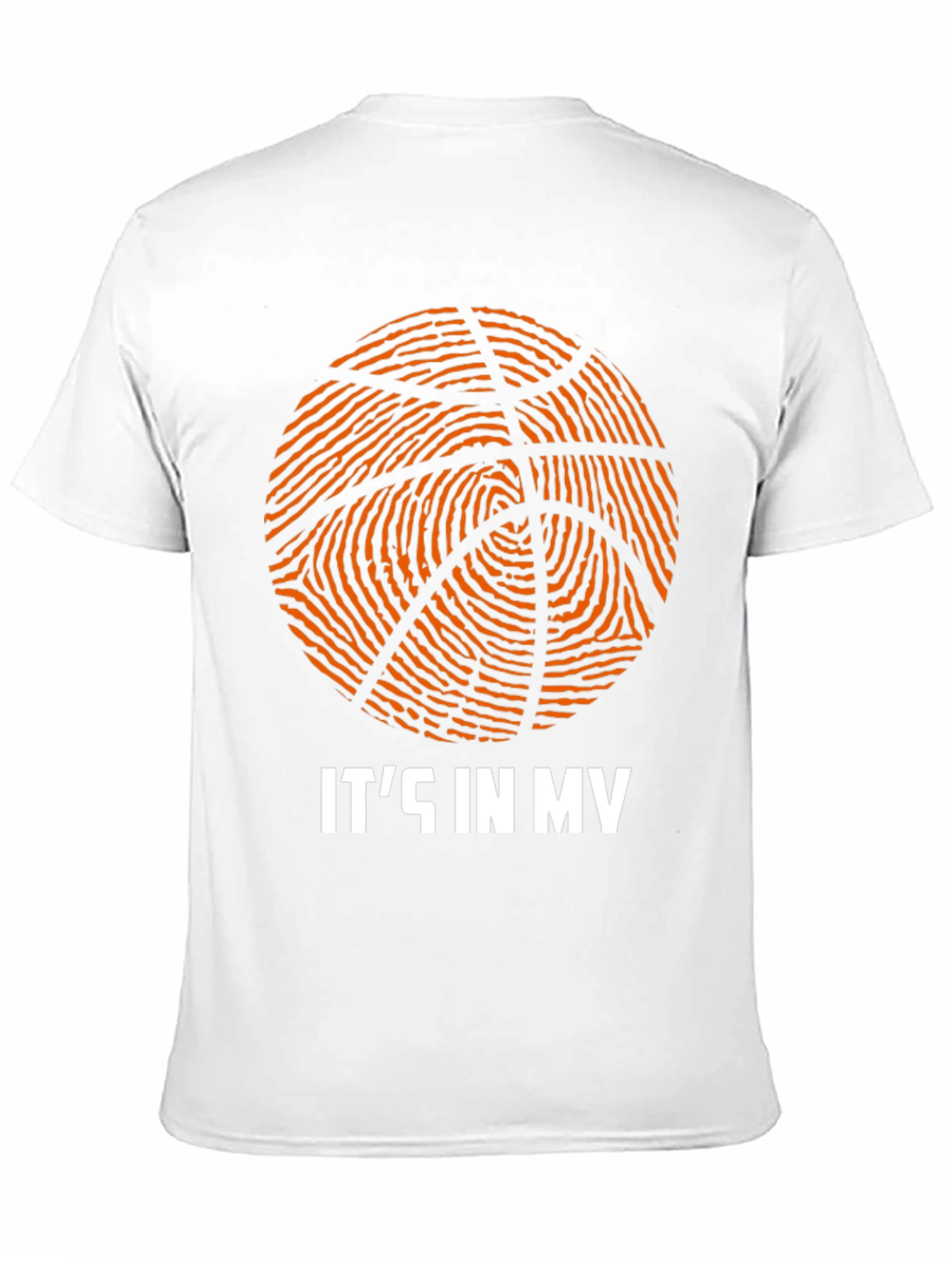 Basketball Fingerprint T-Shirt - Its In My DNA