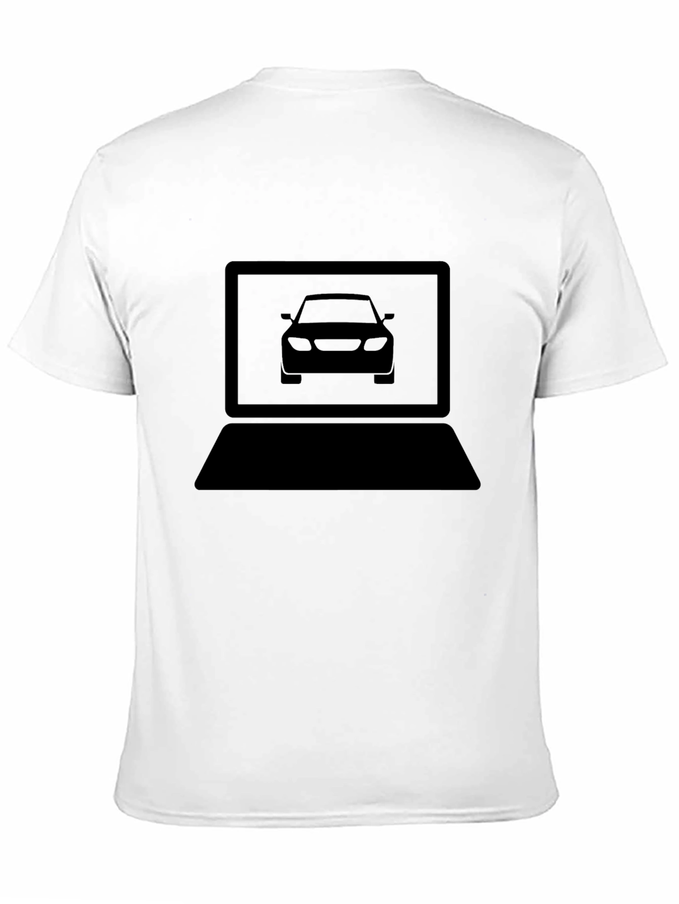 Car Lover Laptop Tee - Modern Automotive Tech T-Shirt