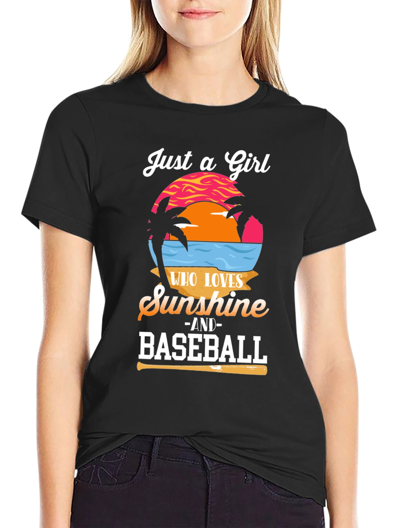 Sunshine & Baseball Graphic Tee