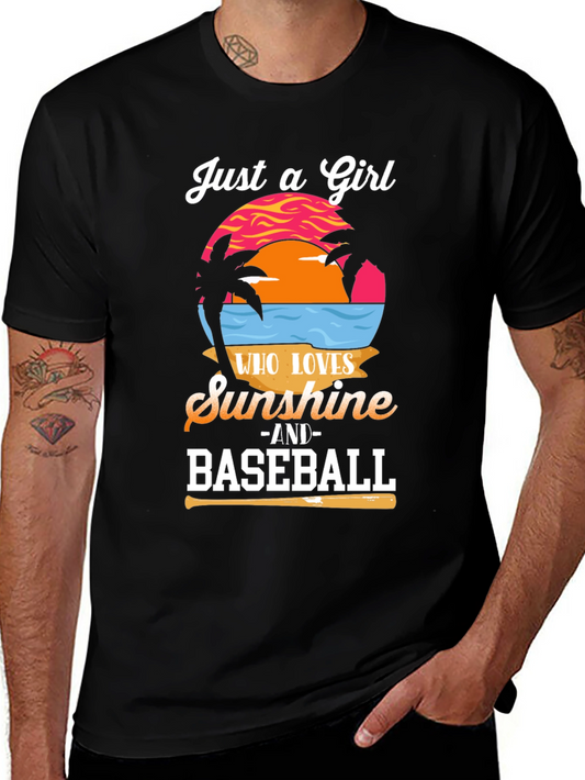 Sunshine & Baseball Graphic Tee