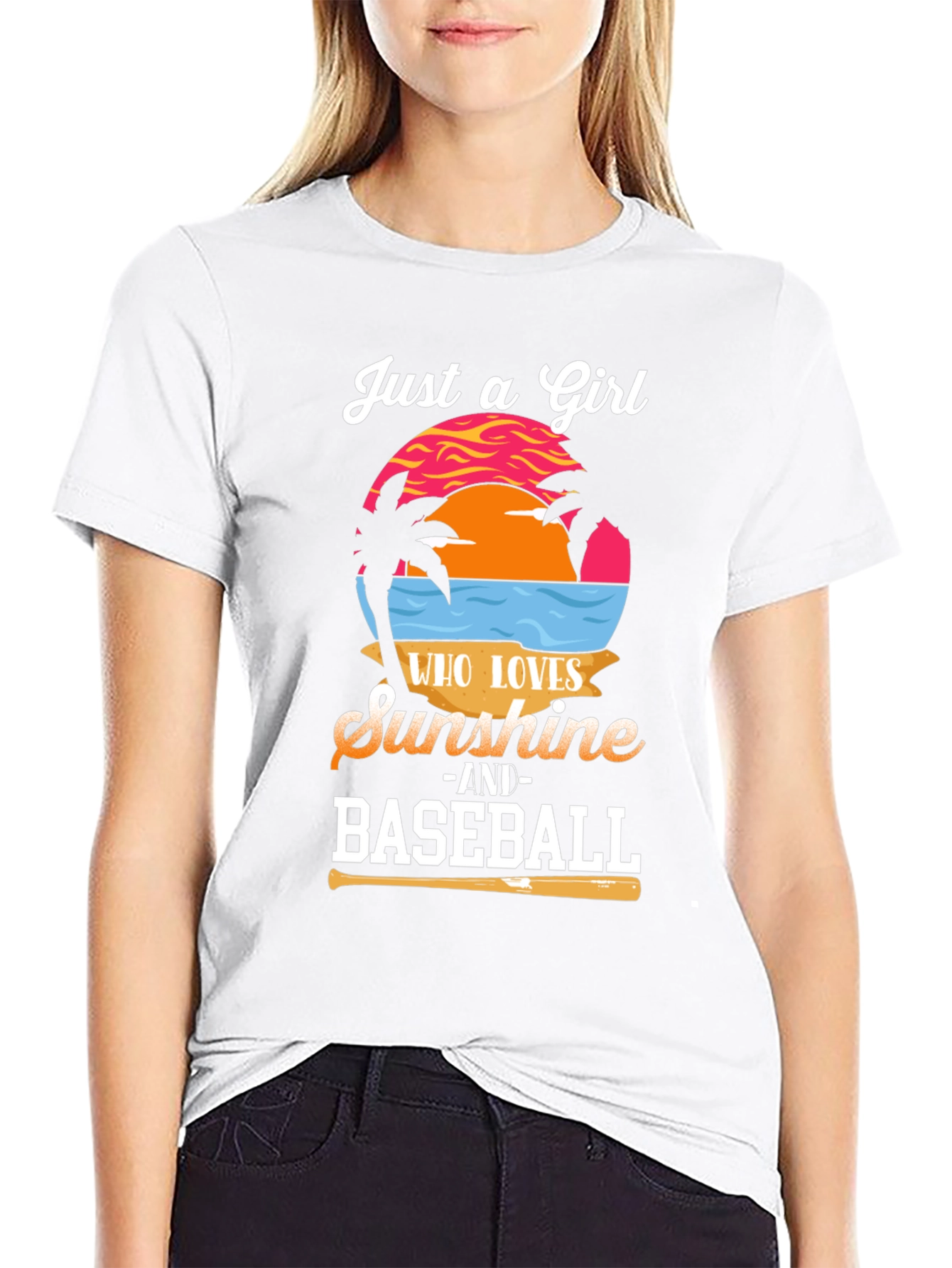 Sunshine & Baseball Graphic Tee