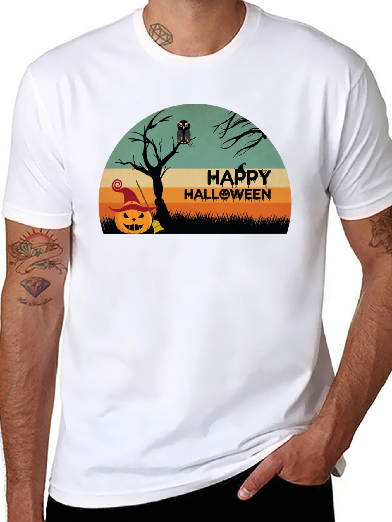 Halloween Graphic Tee - Spooky Season Shirt