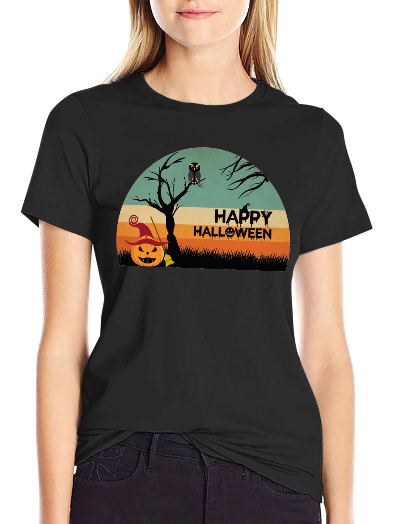 Halloween Graphic Tee - Spooky Season Shirt