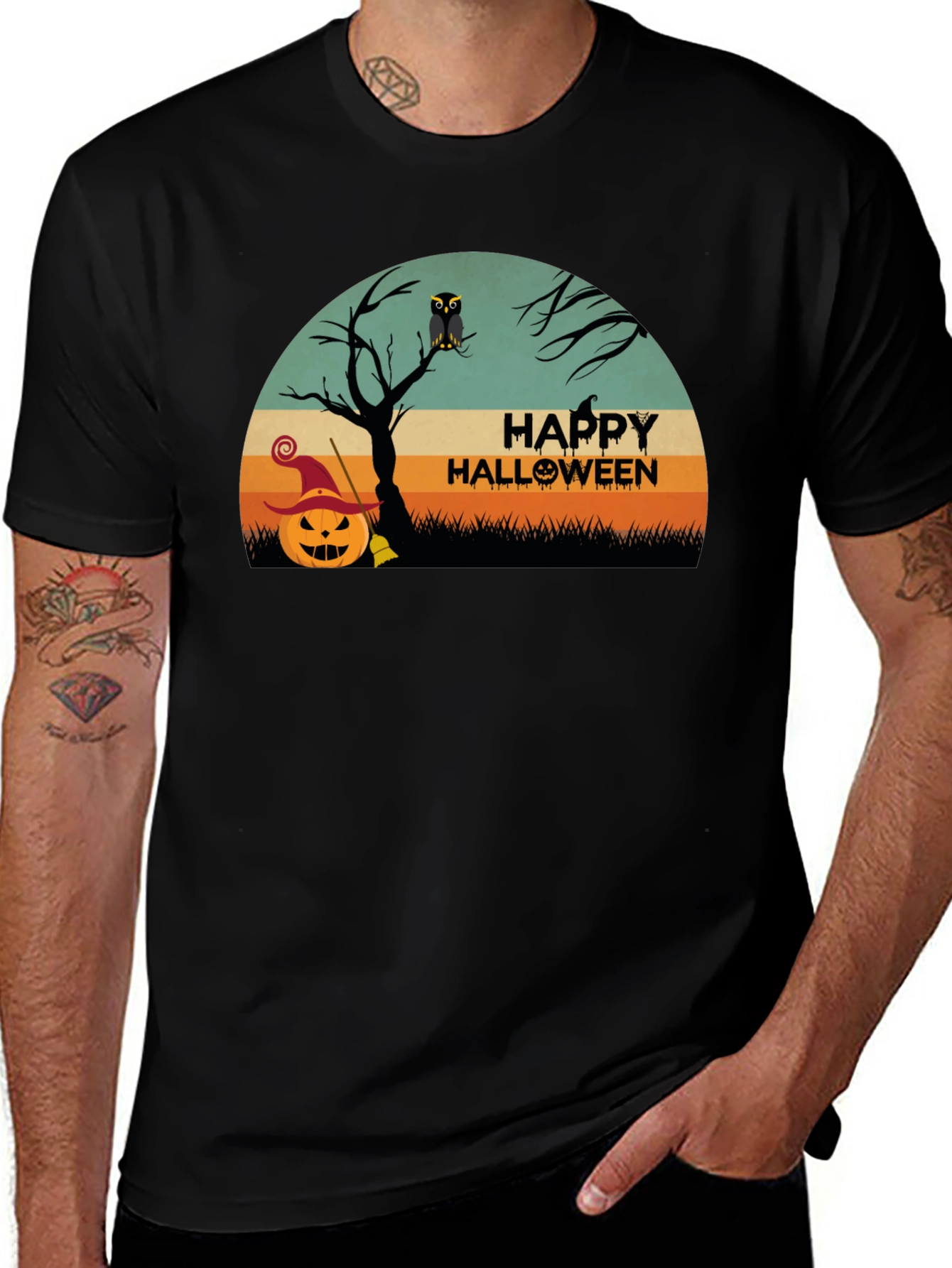 Halloween Graphic Tee - Spooky Season Shirt