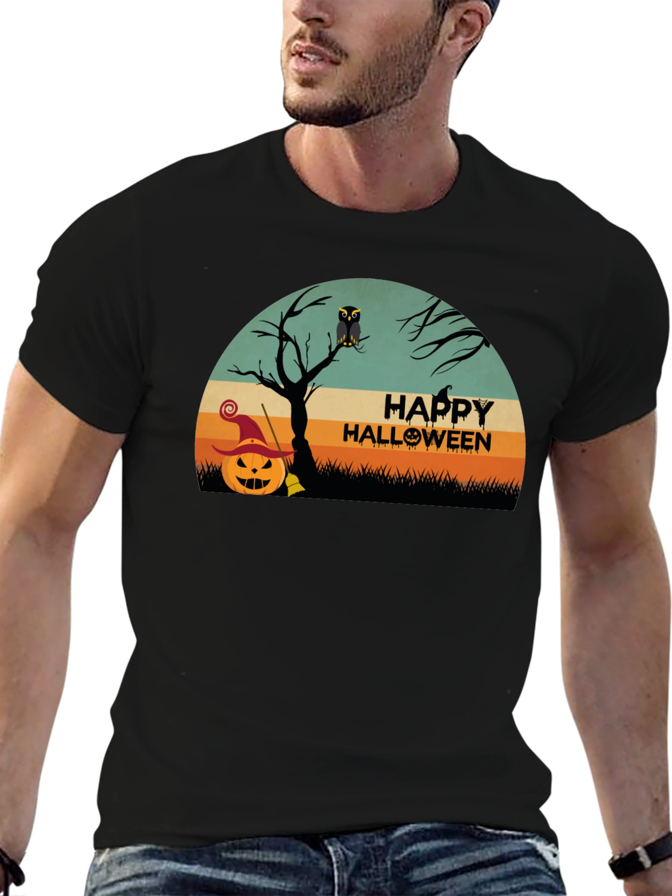 Halloween Graphic Tee - Spooky Season Shirt