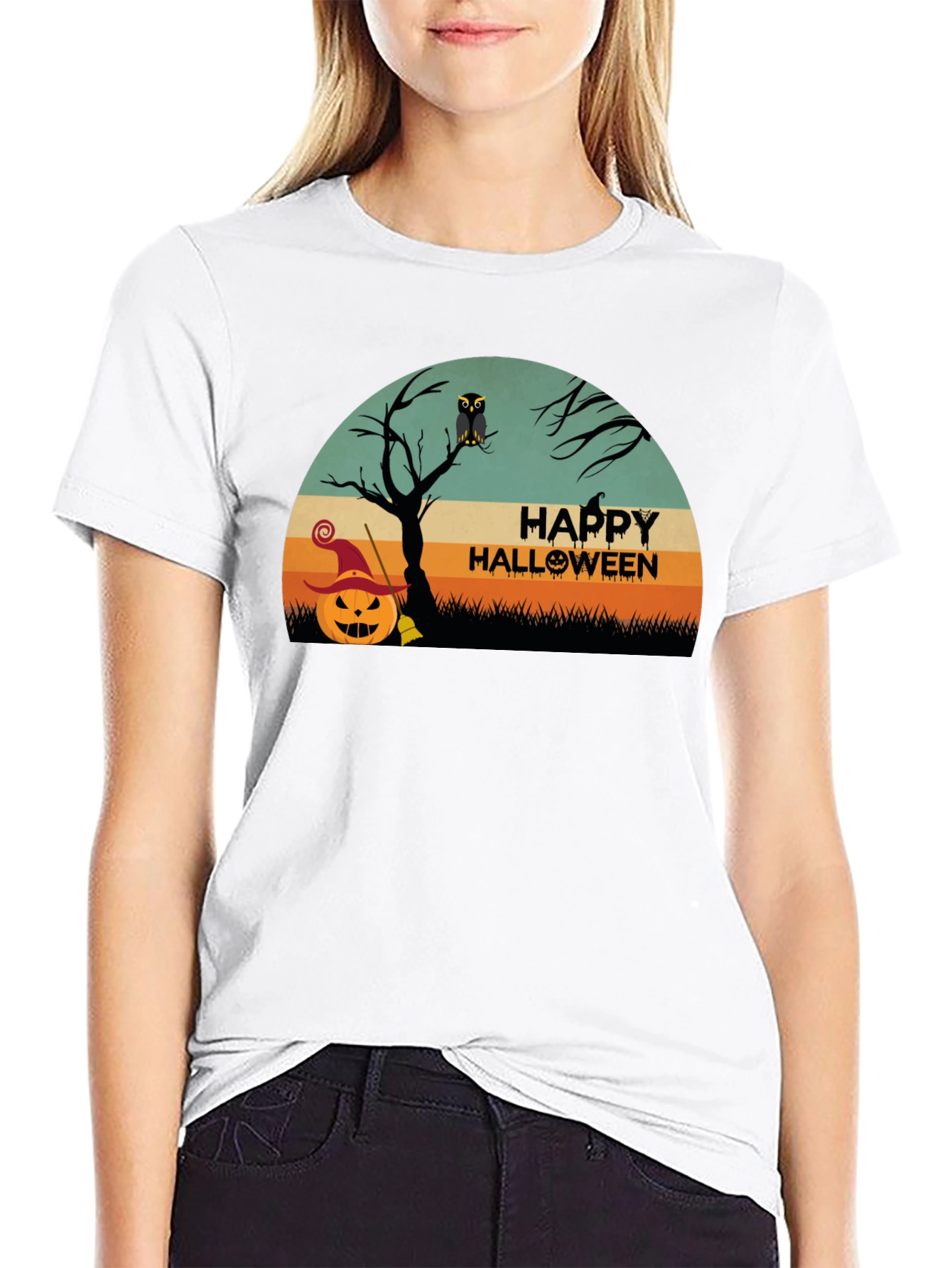 Halloween Graphic Tee - Spooky Season Shirt
