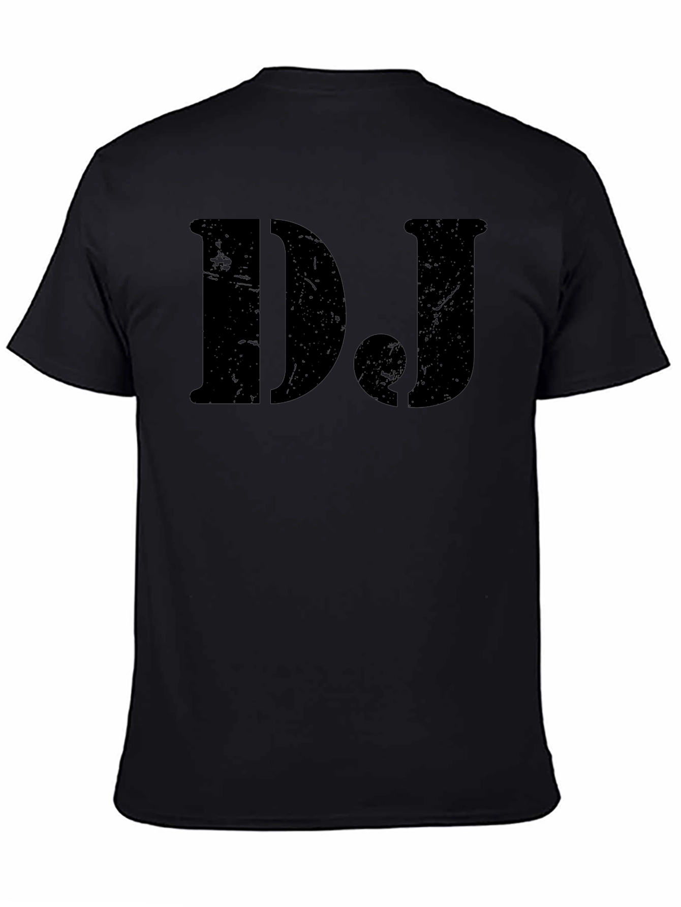 DJ Black Graphic Tee - Cool Music Lover Shirt