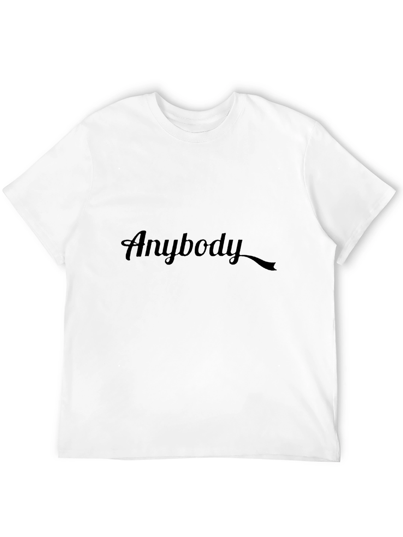 Anybody Black Graphic Tee