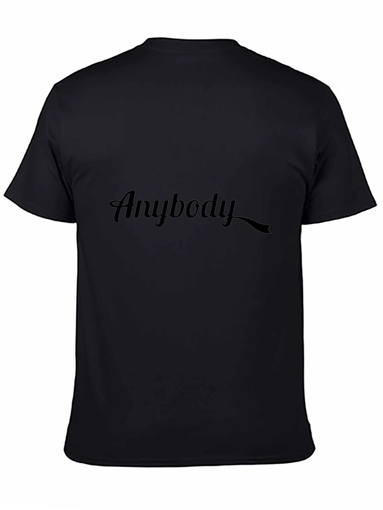 Anybody Black Graphic Tee