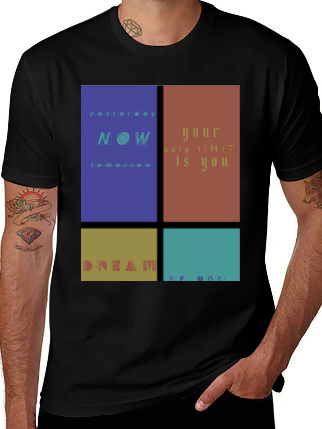 Inspirational Graphic Print T-Shirt