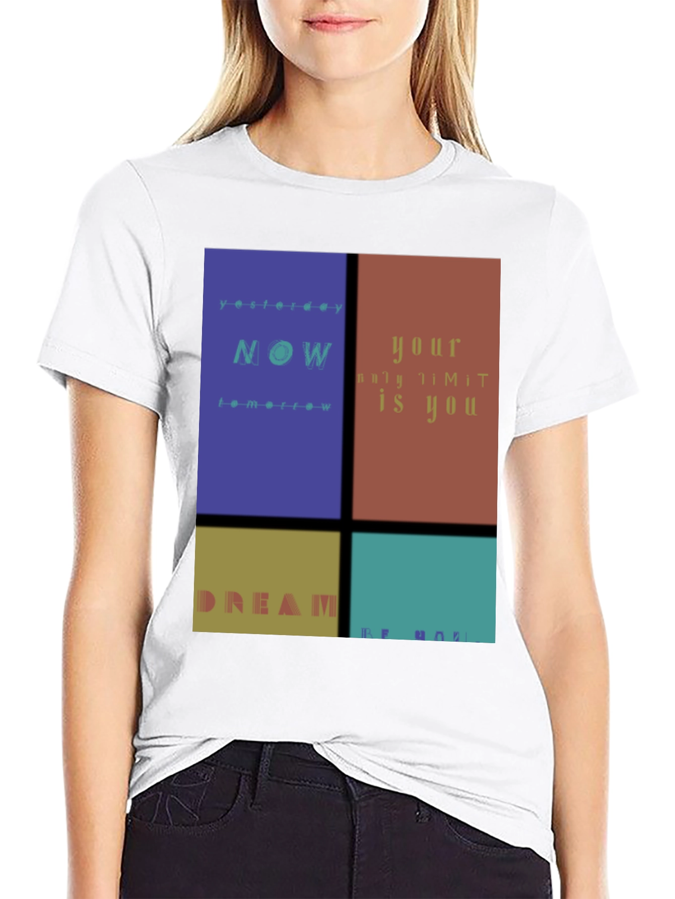 Inspirational Graphic Print T-Shirt