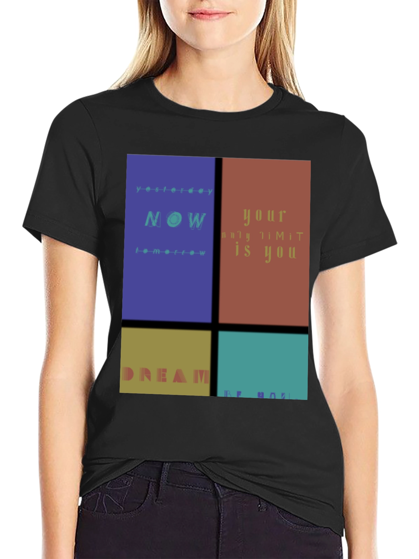 Inspirational Graphic Print T-Shirt